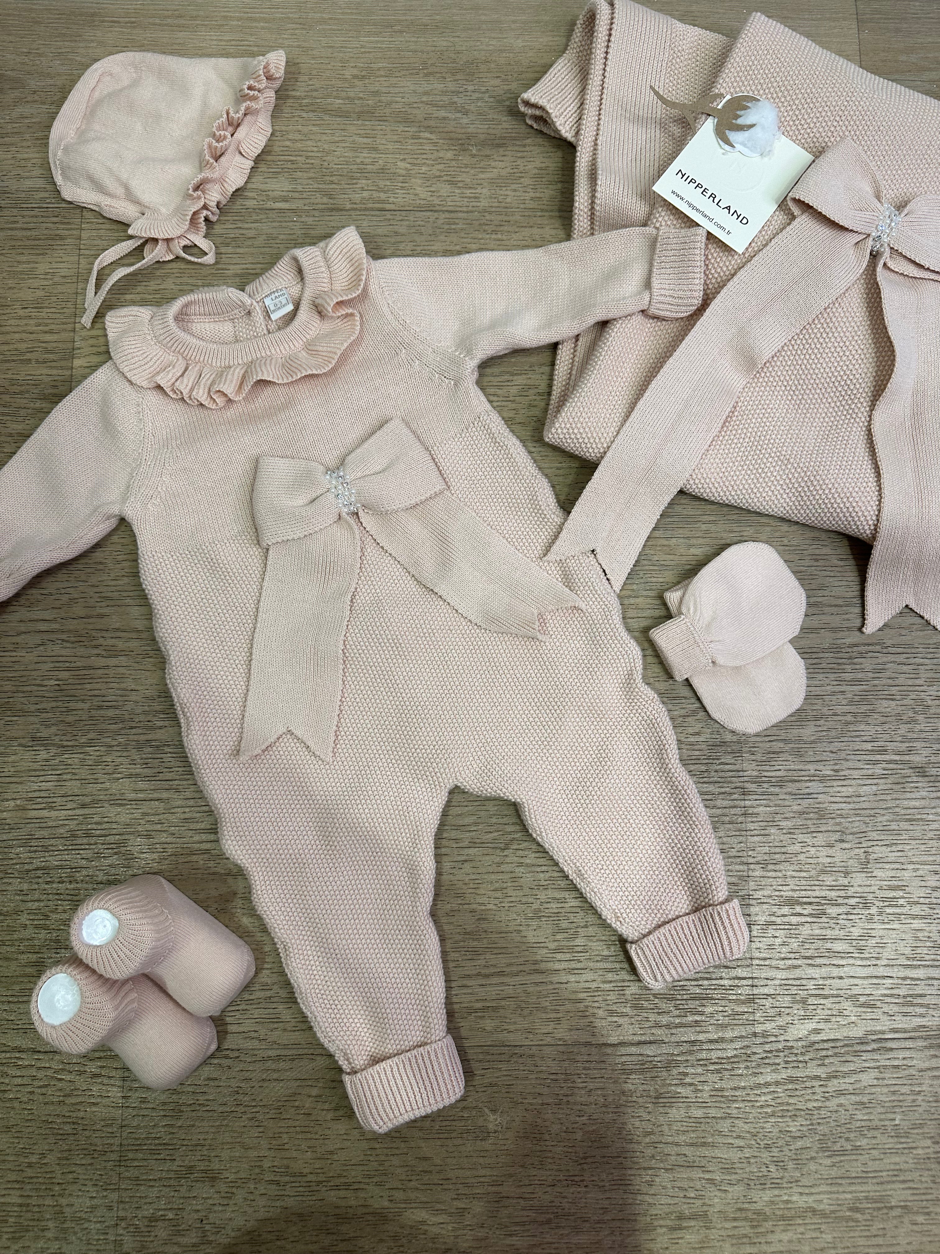 Set NASCITA IN CALDO COTONE - ROSA CIPRIA