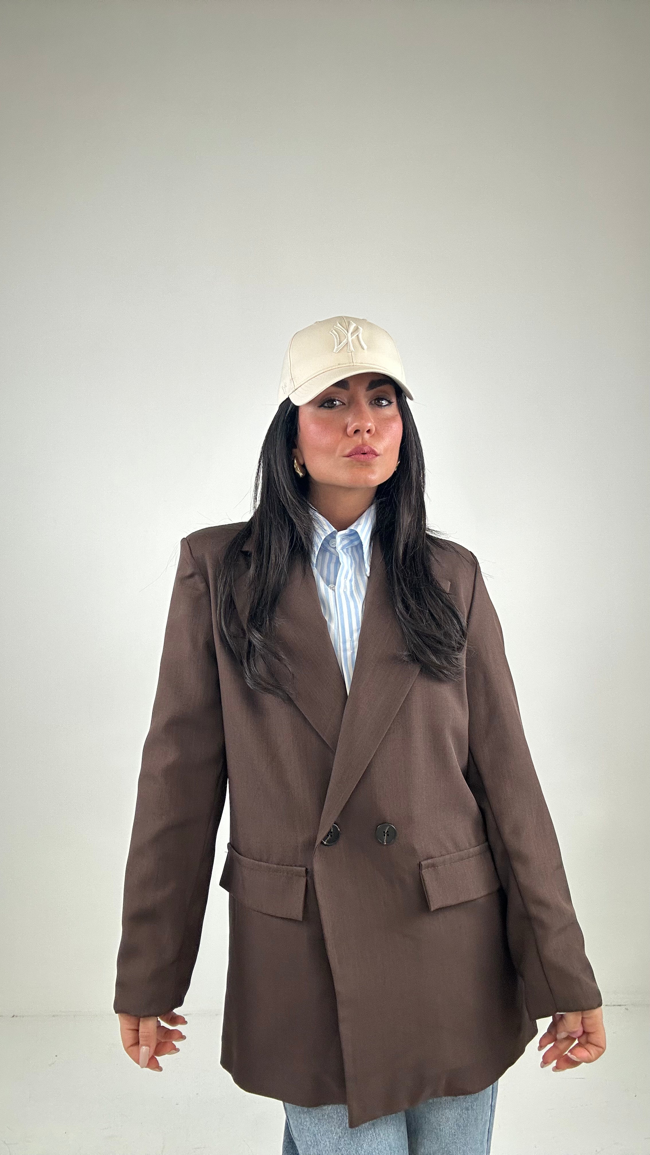 Giacca DOPPIO PETTO TIME - MARRONE