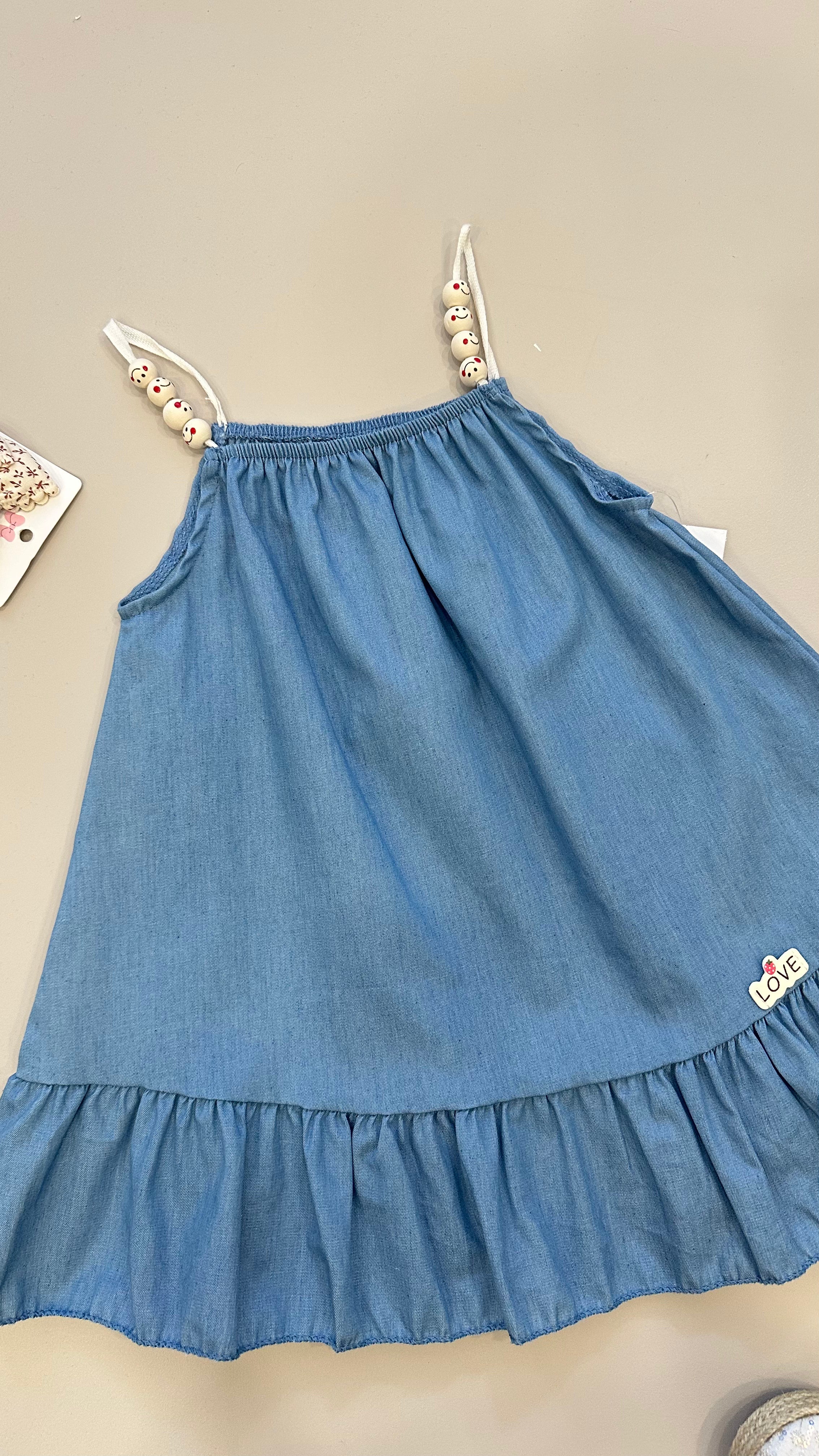 Vestitino LOVE 2-12A - JEANS