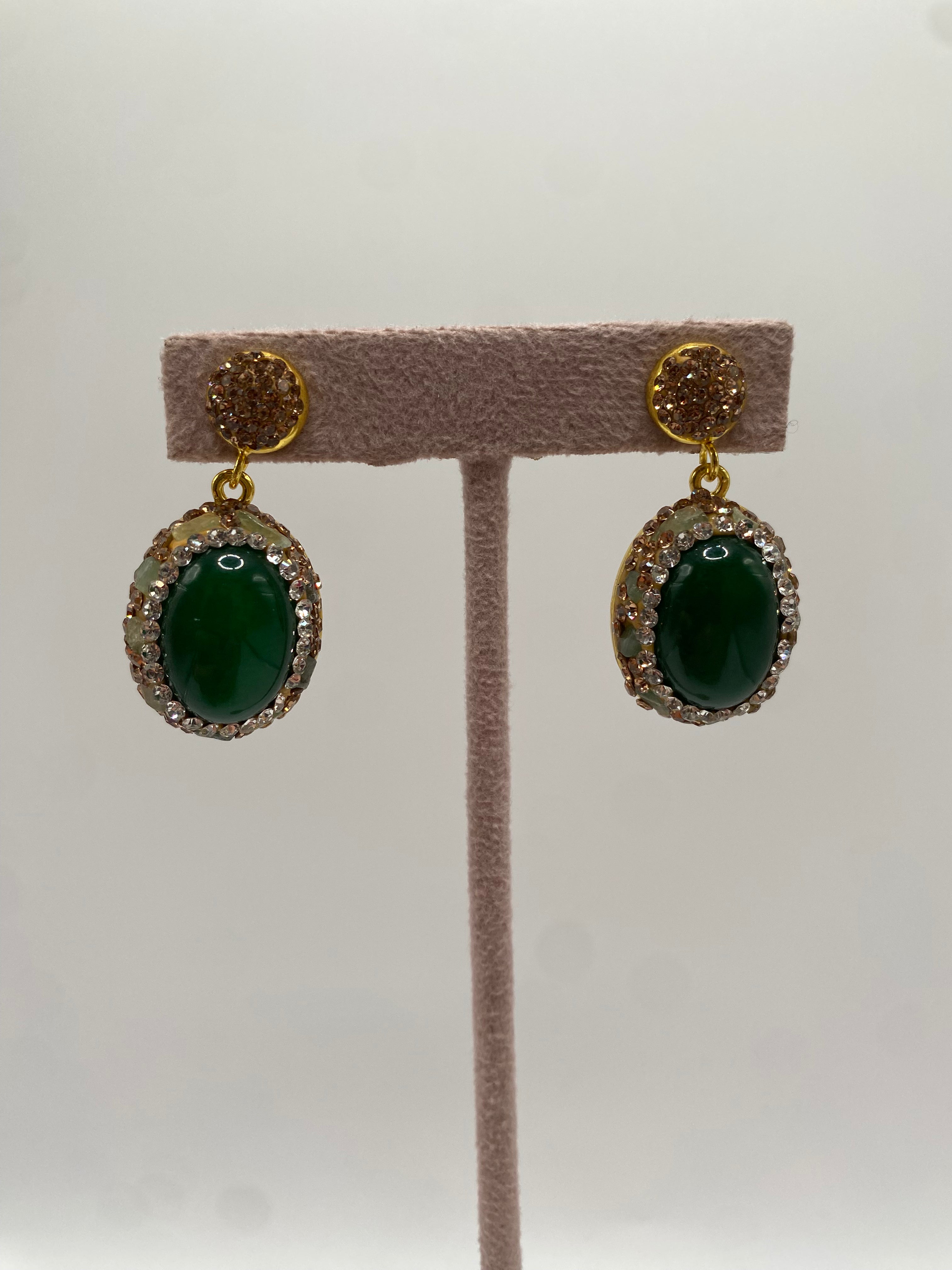 Orecchino CORTE - VERDE