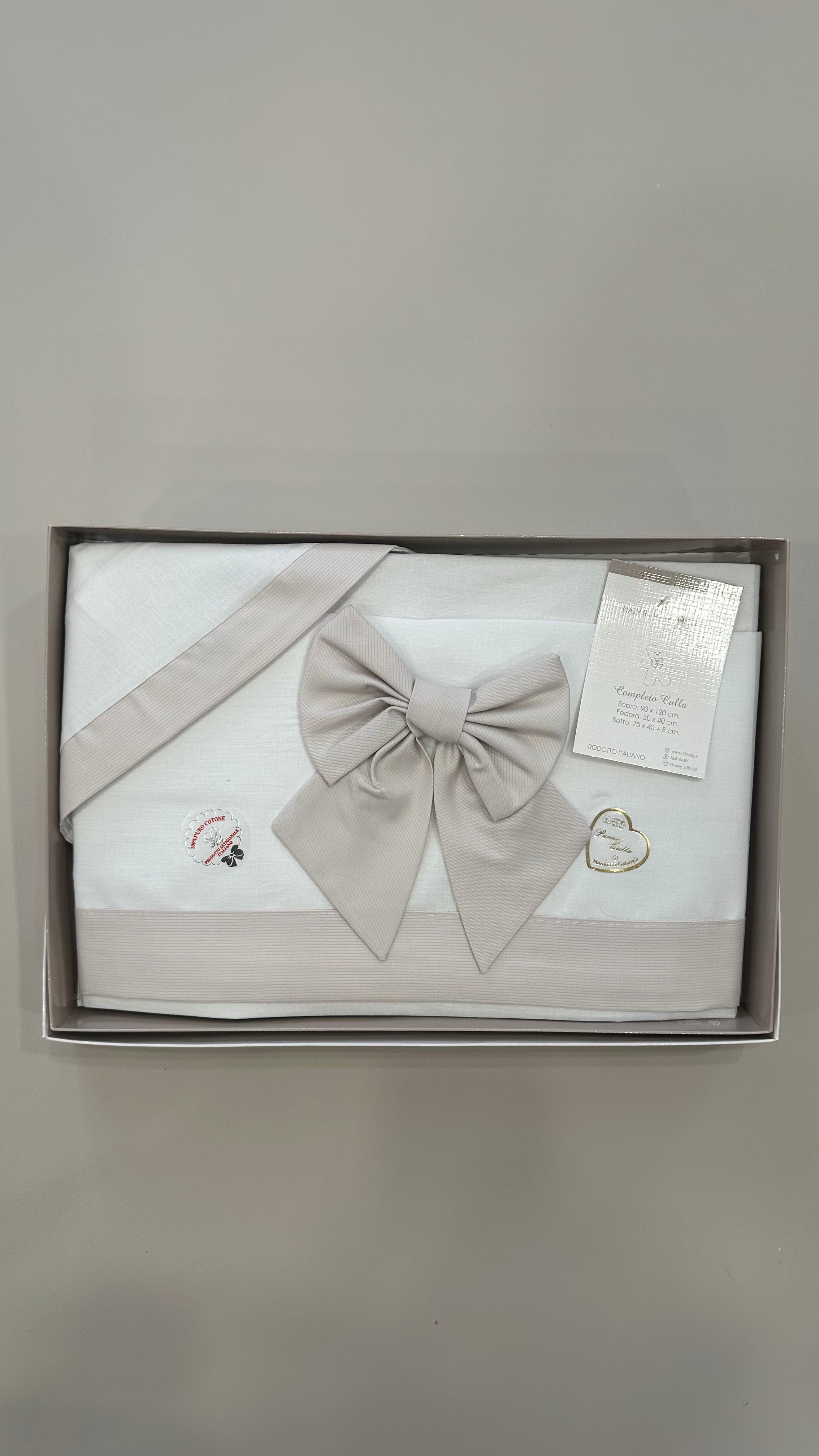 Completo CARROZZINA FIOCCO - BEIGE