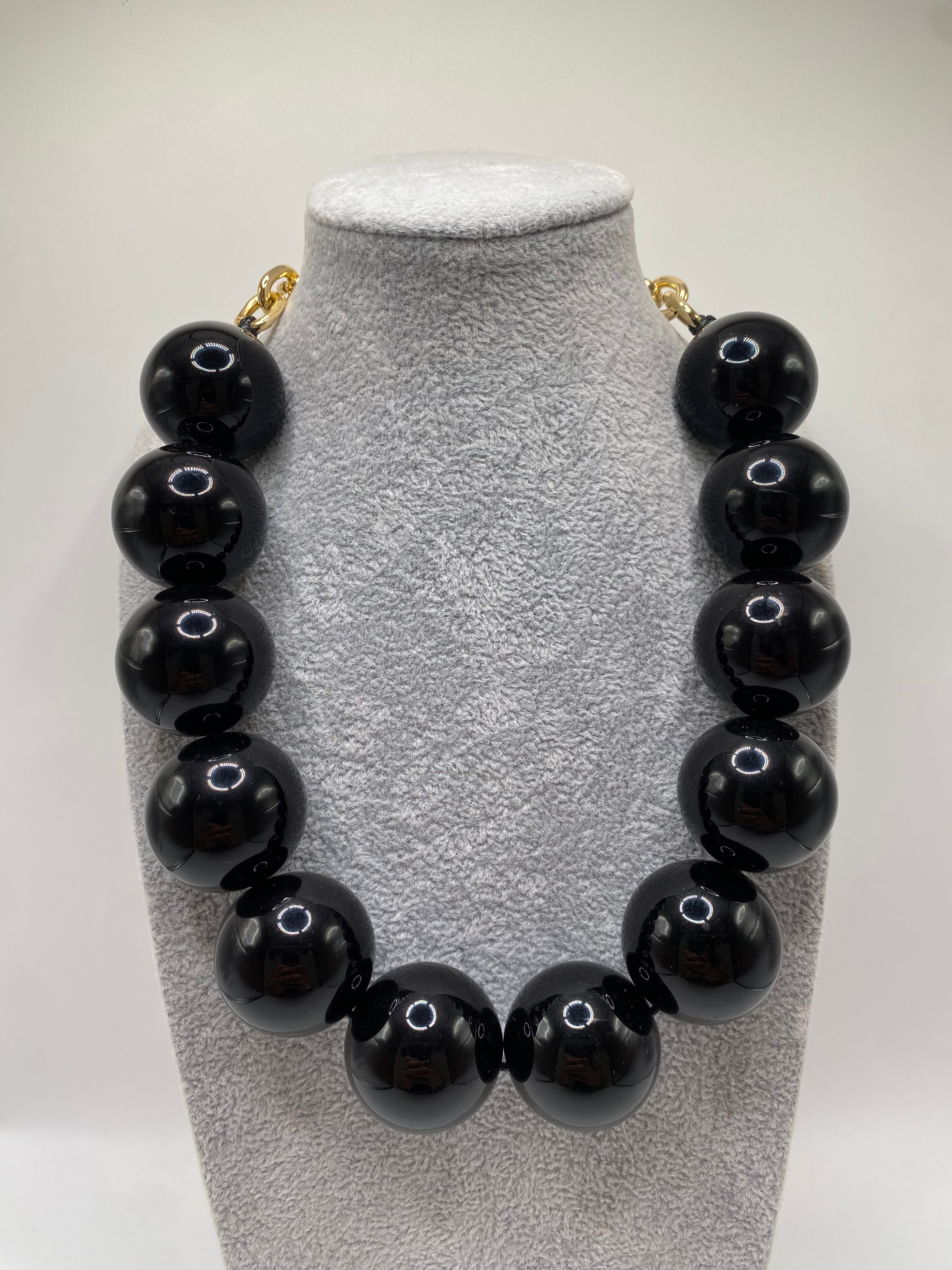 Collana PERLA BIG - NERO