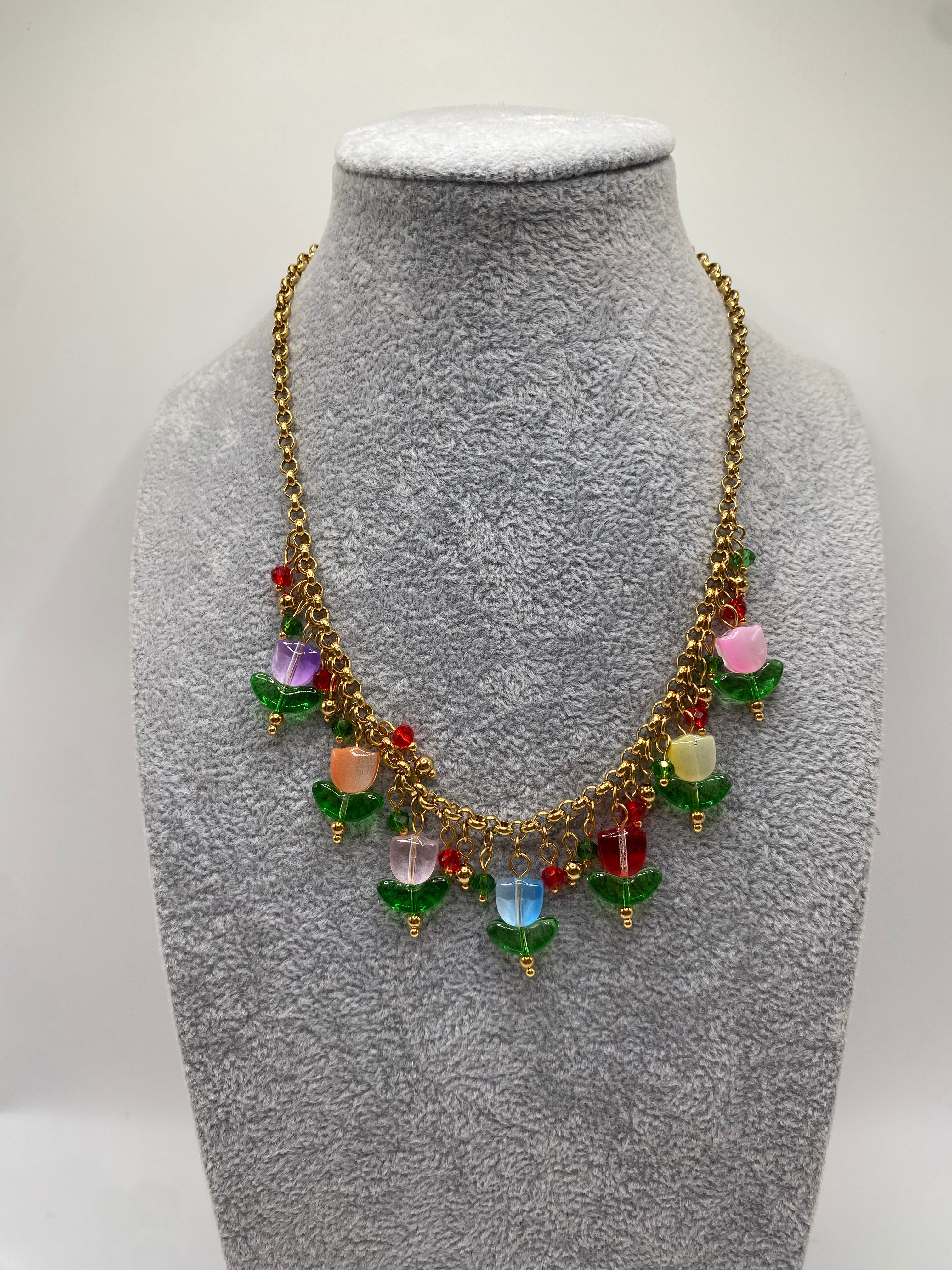 Collana TULIPANI - ORO