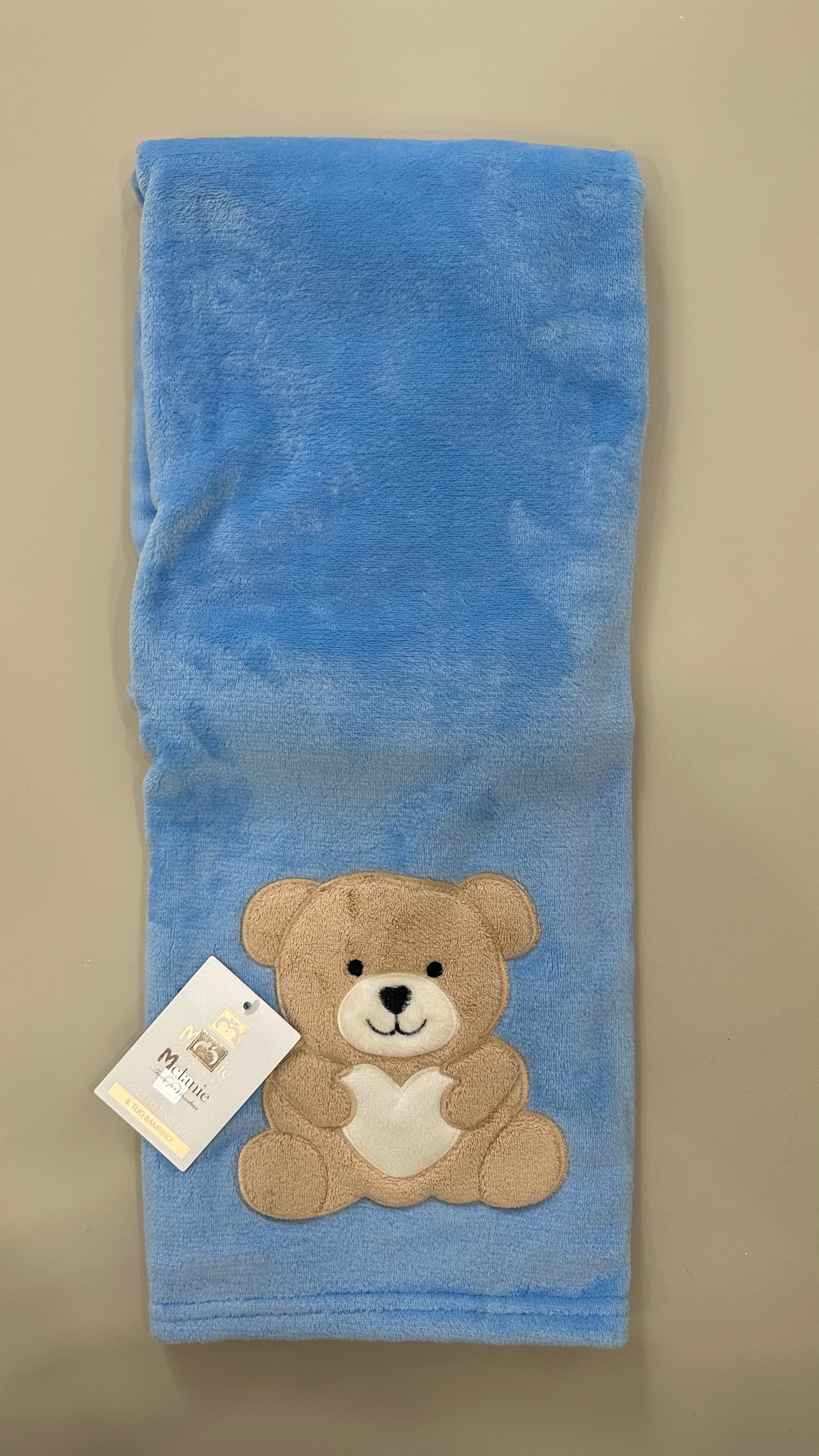Copertina SOFT ORSO 75X95 - BLU