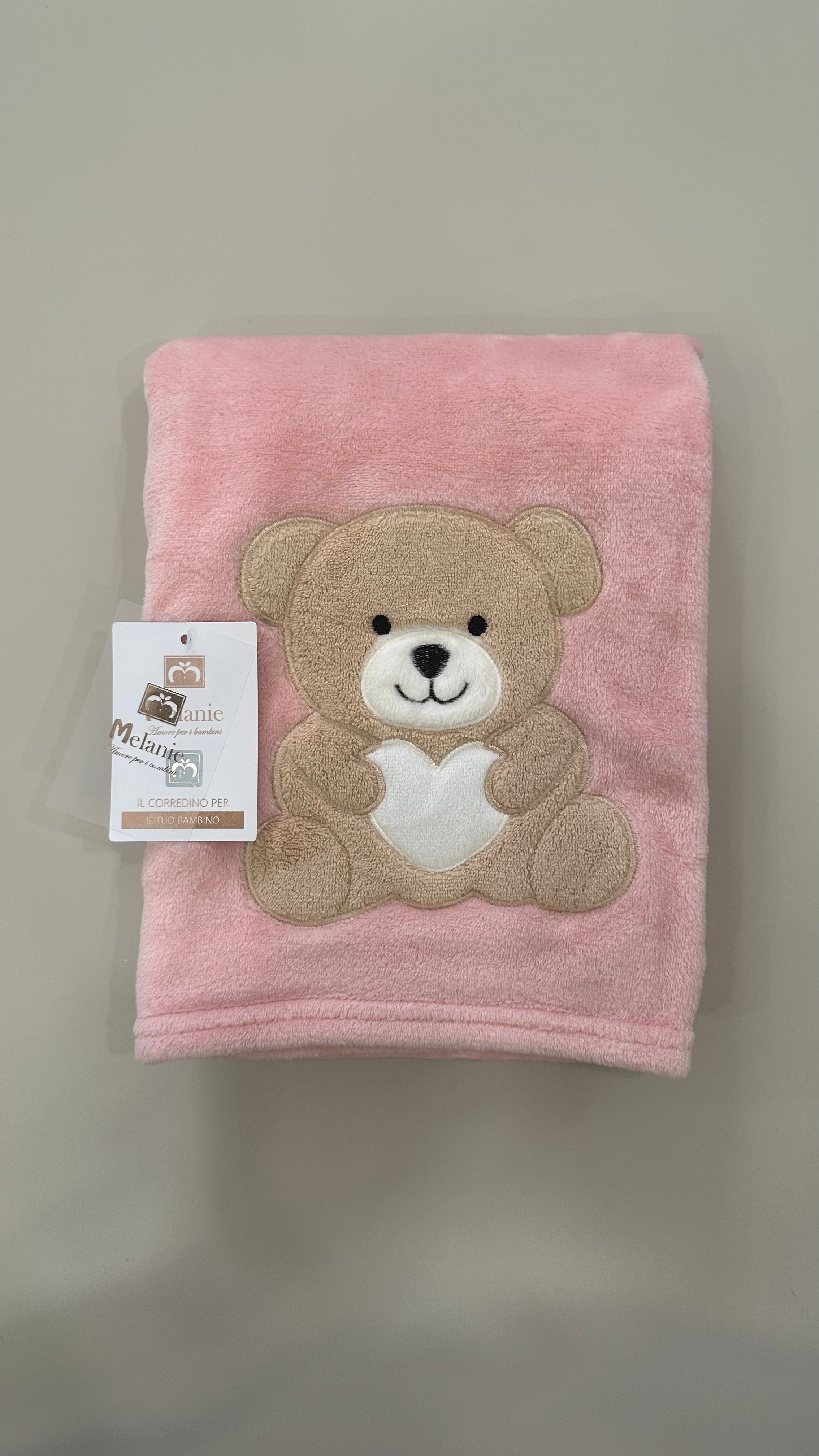 Copertina SOFT ORSO 75X95 - ROSA