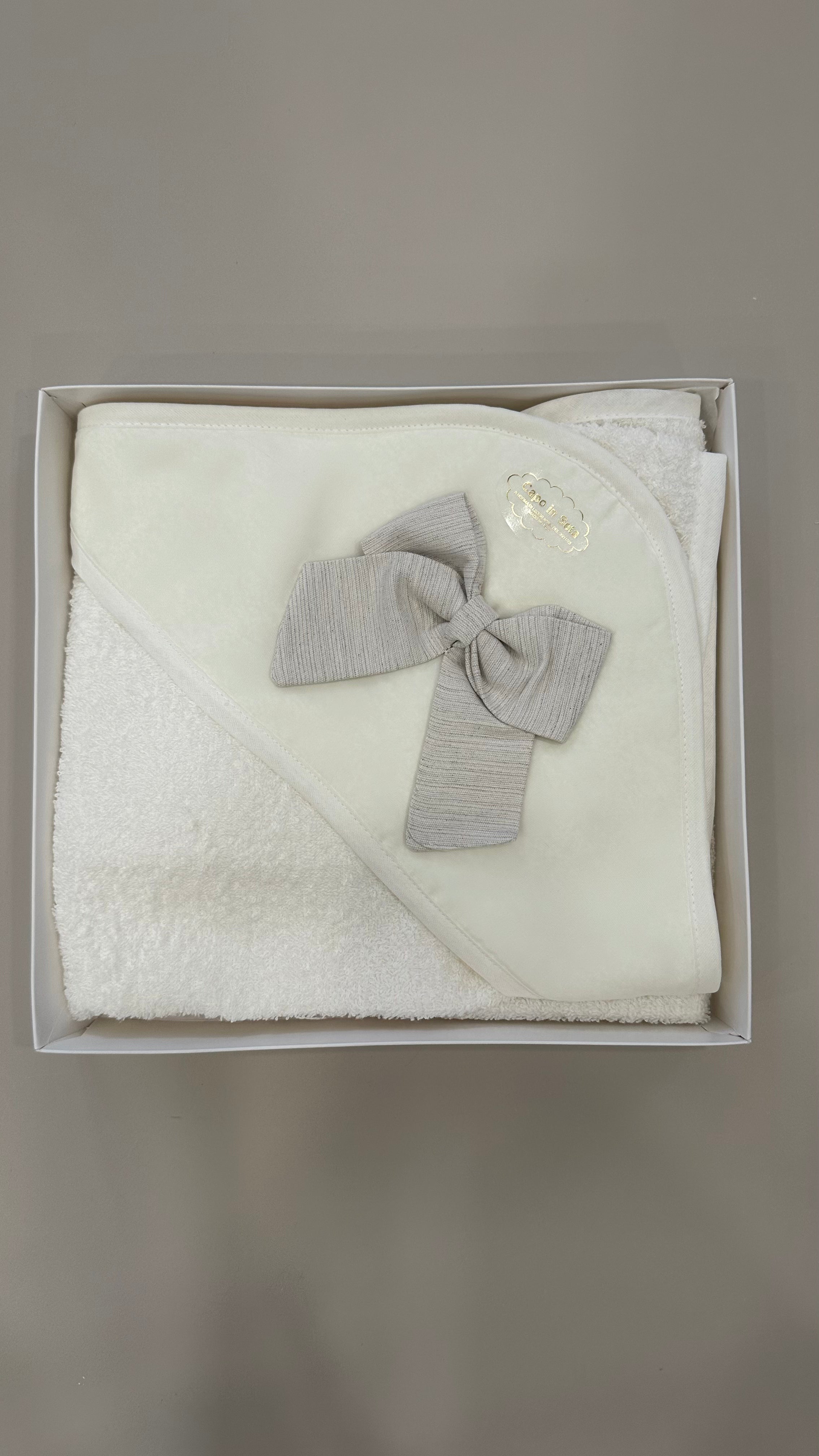 Accappatoio TRIANGOLO FIOCCO - BEIGE