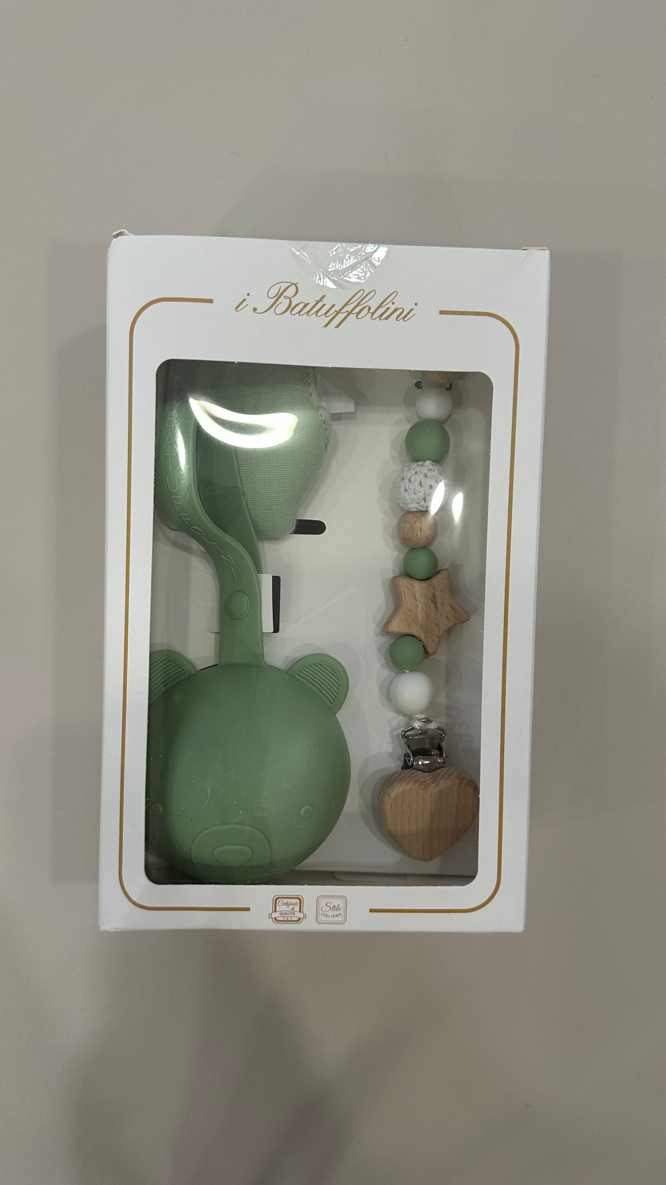 Set DOU DOU+PORTACIUCCIO+CATENELLA - VERDE