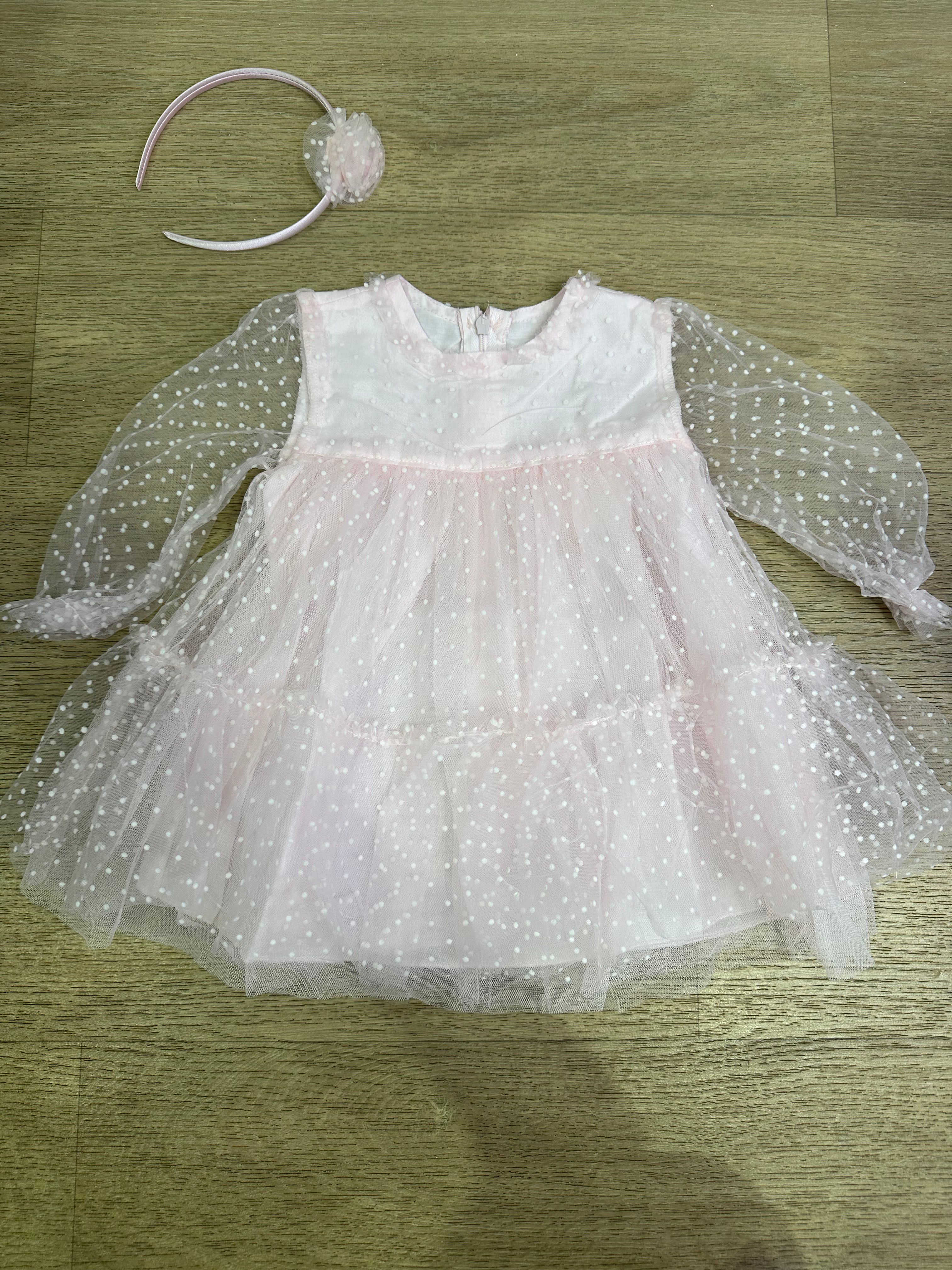 Vestitino VELO POIS 12-36M - ROSA