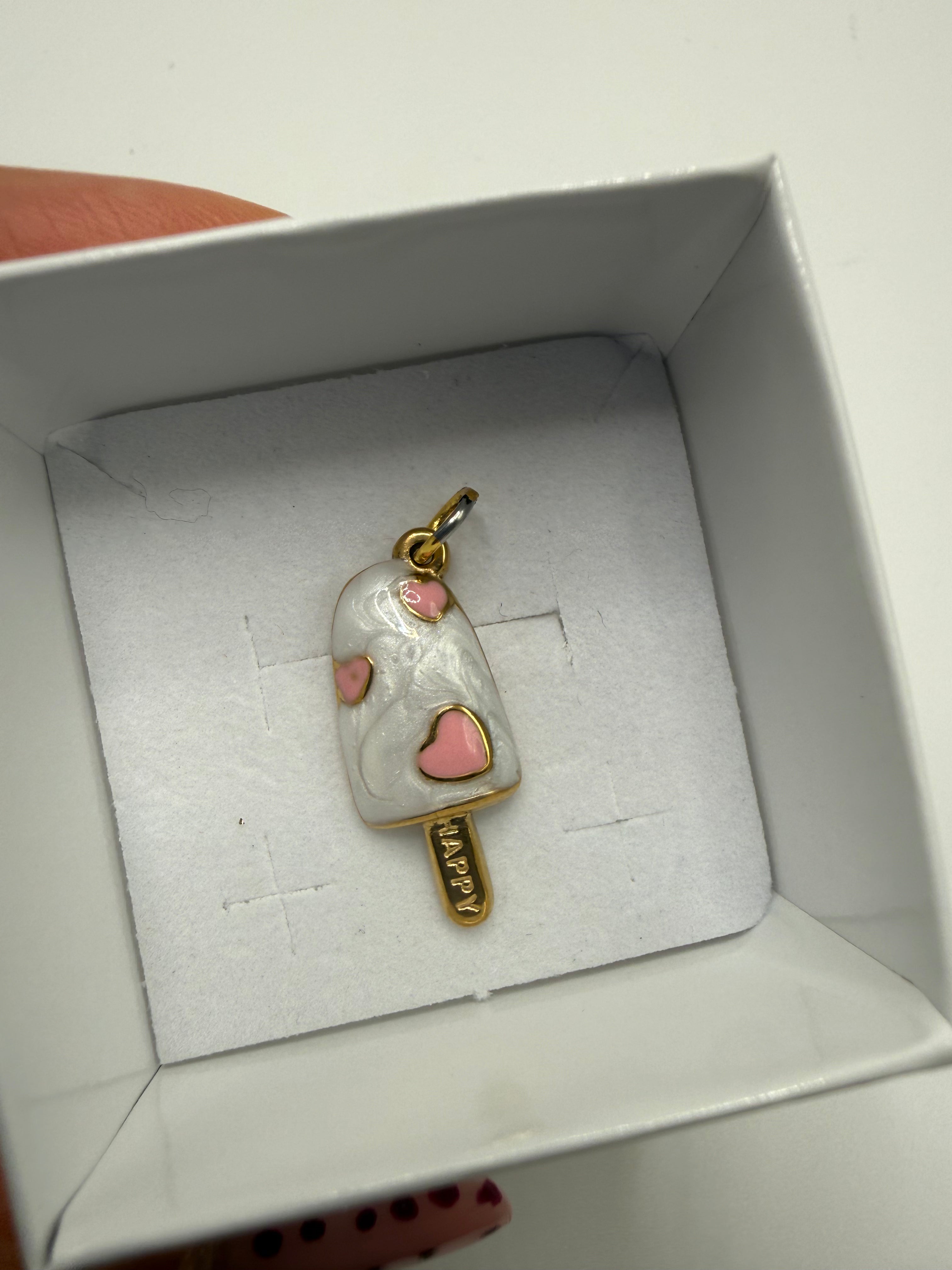 Charm SUMMERHIT - BIANCO-ROSA
