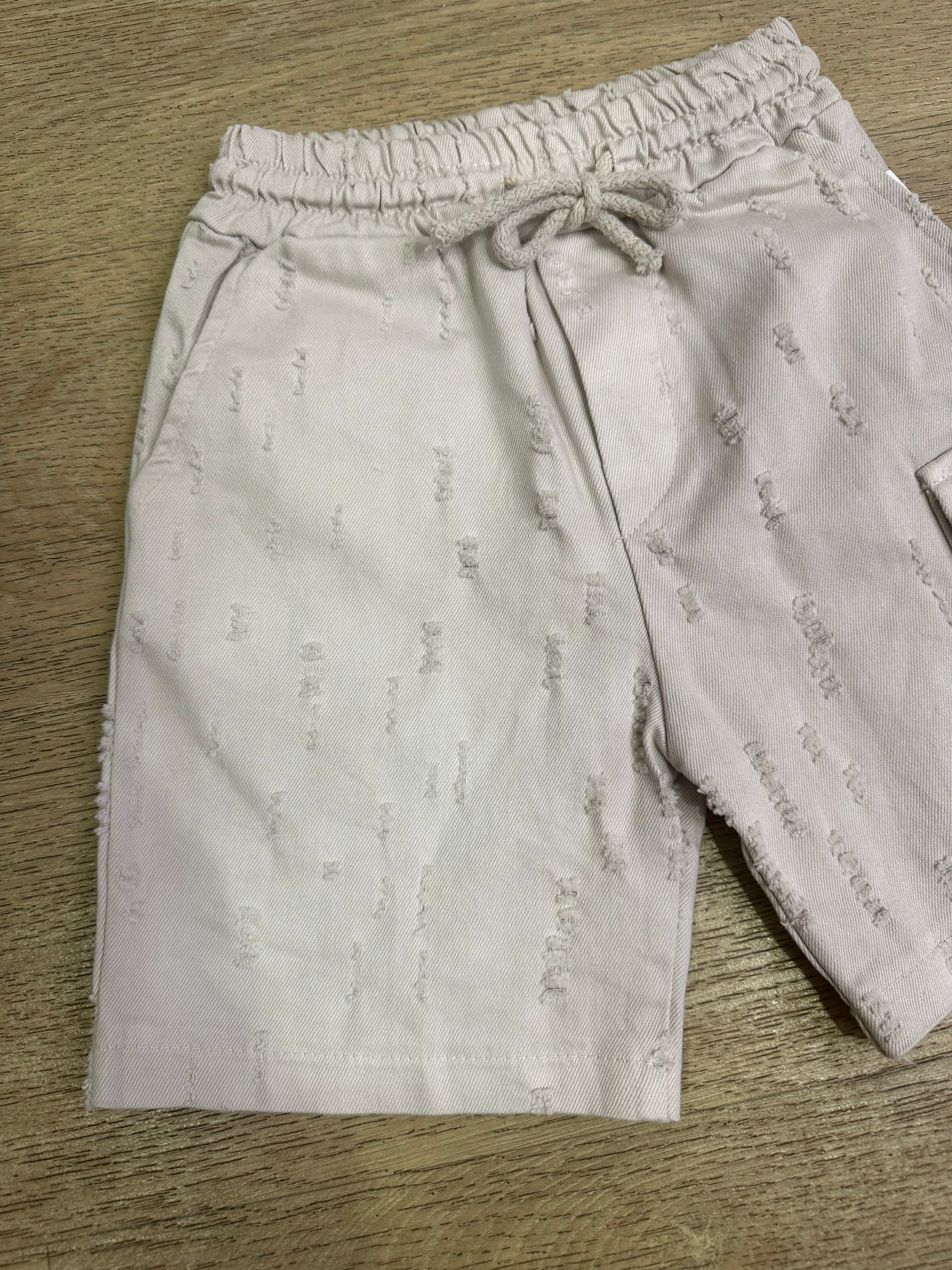 Pantaloncino STRAPPETTI 4-14A - BEIGE