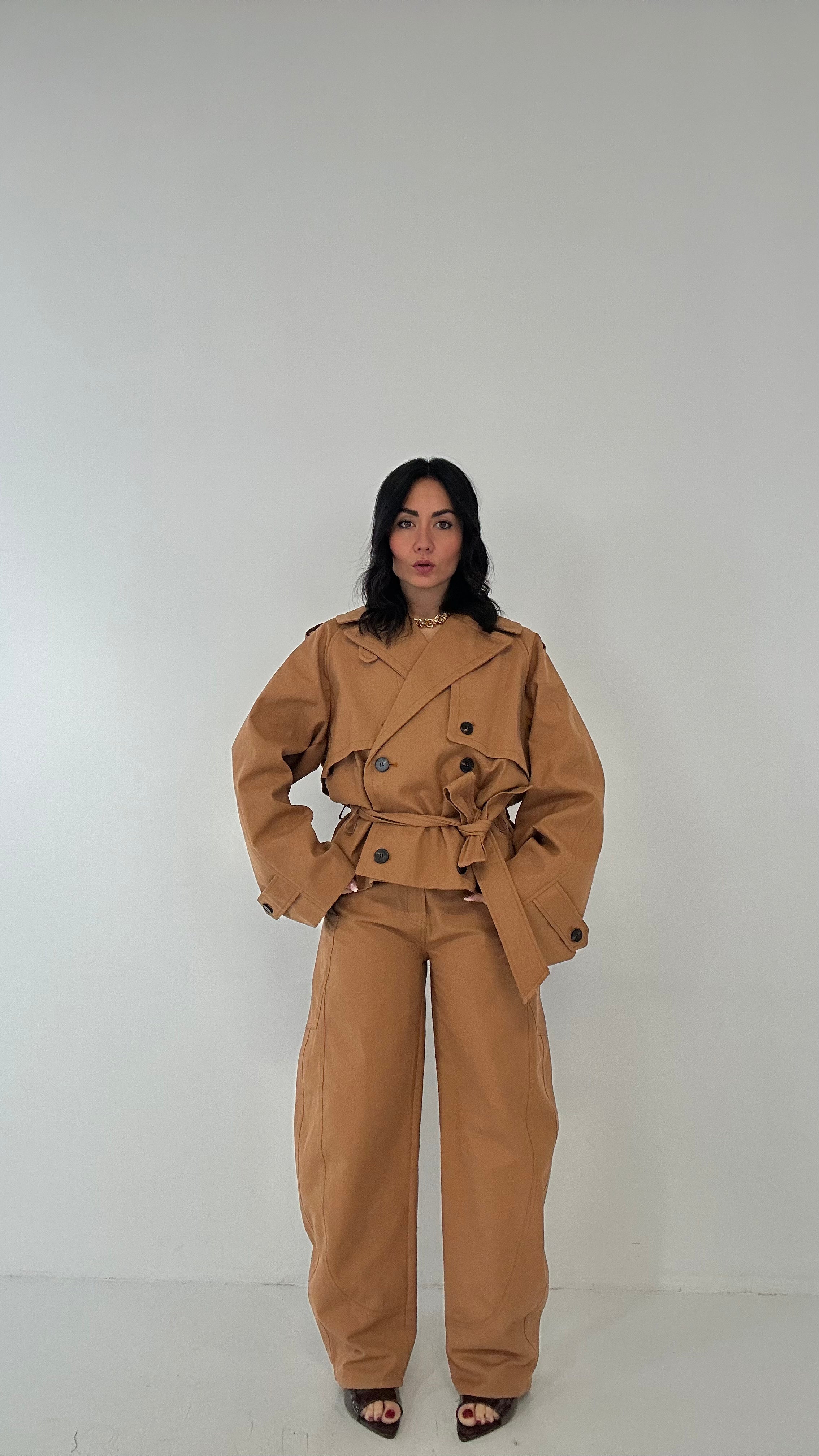 Pantalone BALLOON LUMINA - CAMMELLO