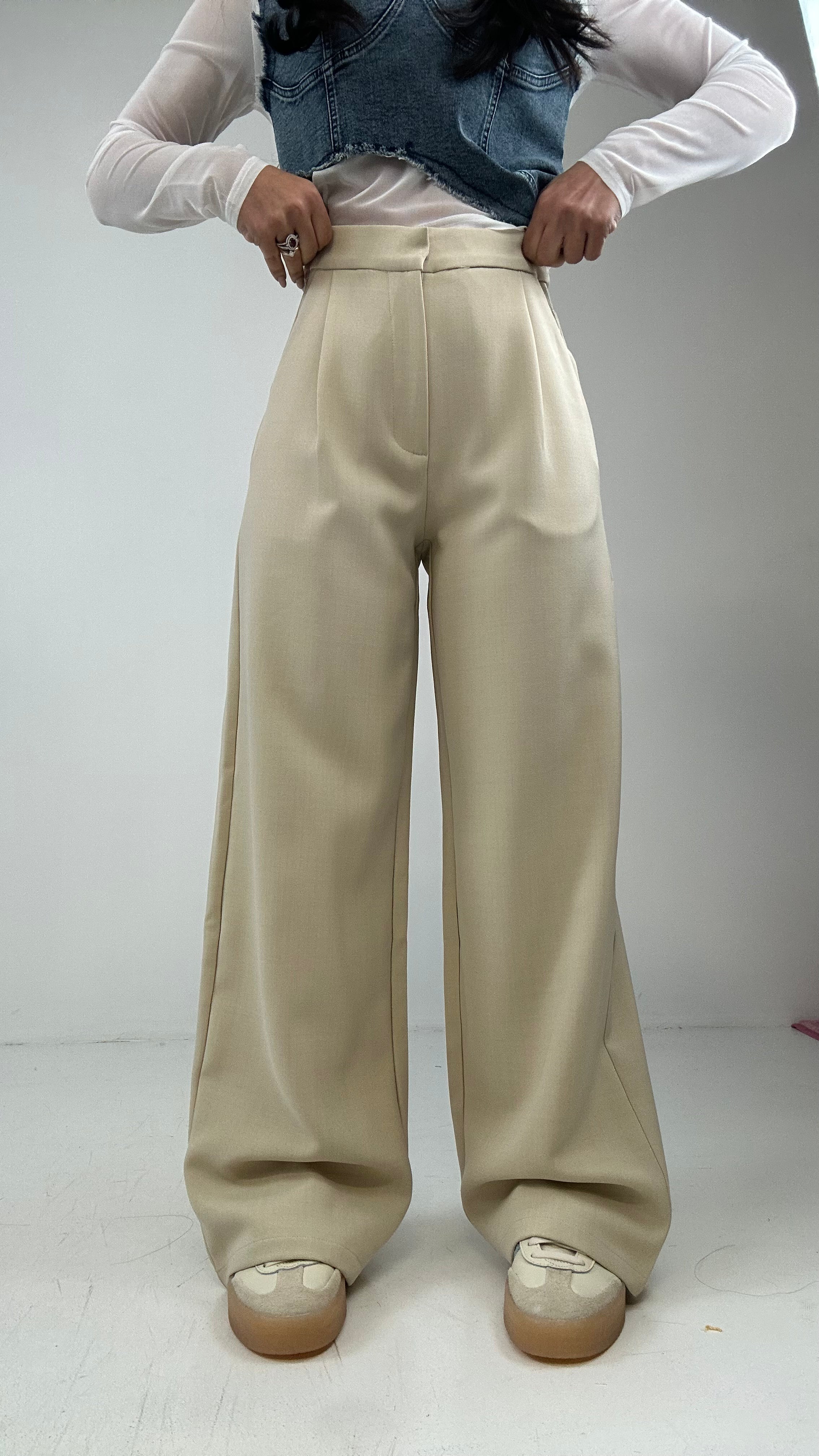 Pantalone PENCES - BEIGE