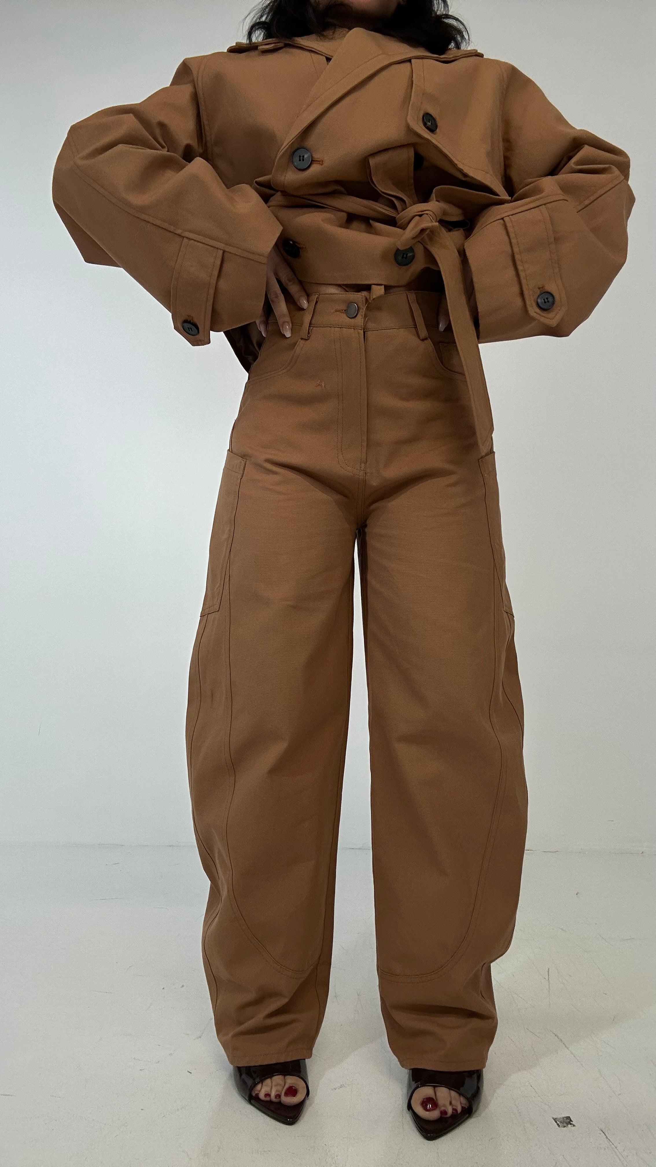 Pantalone BALLOON LUMINA - CAMMELLO