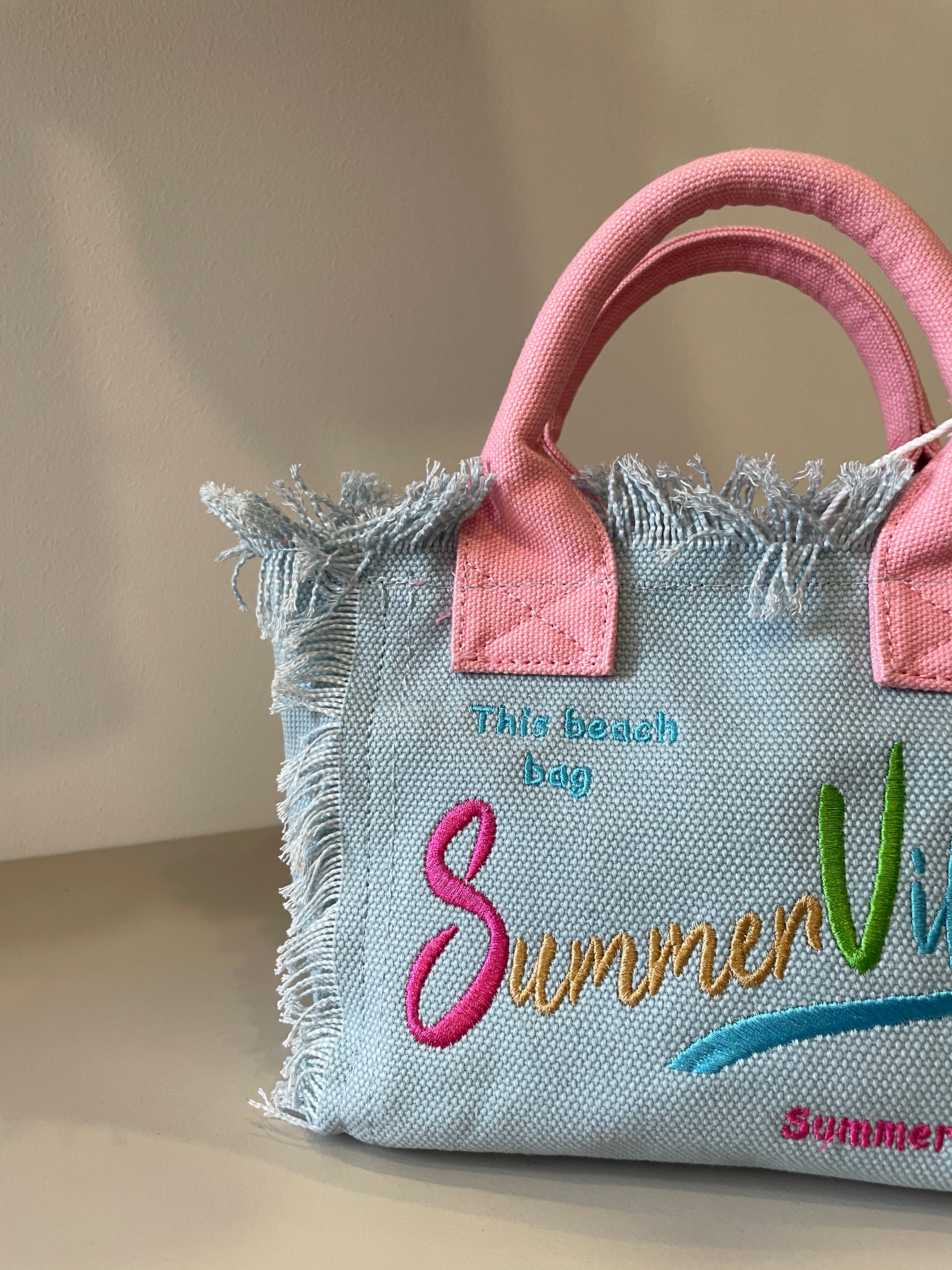 Borsa SUMMER VIBES GRANDE - AZZURRO