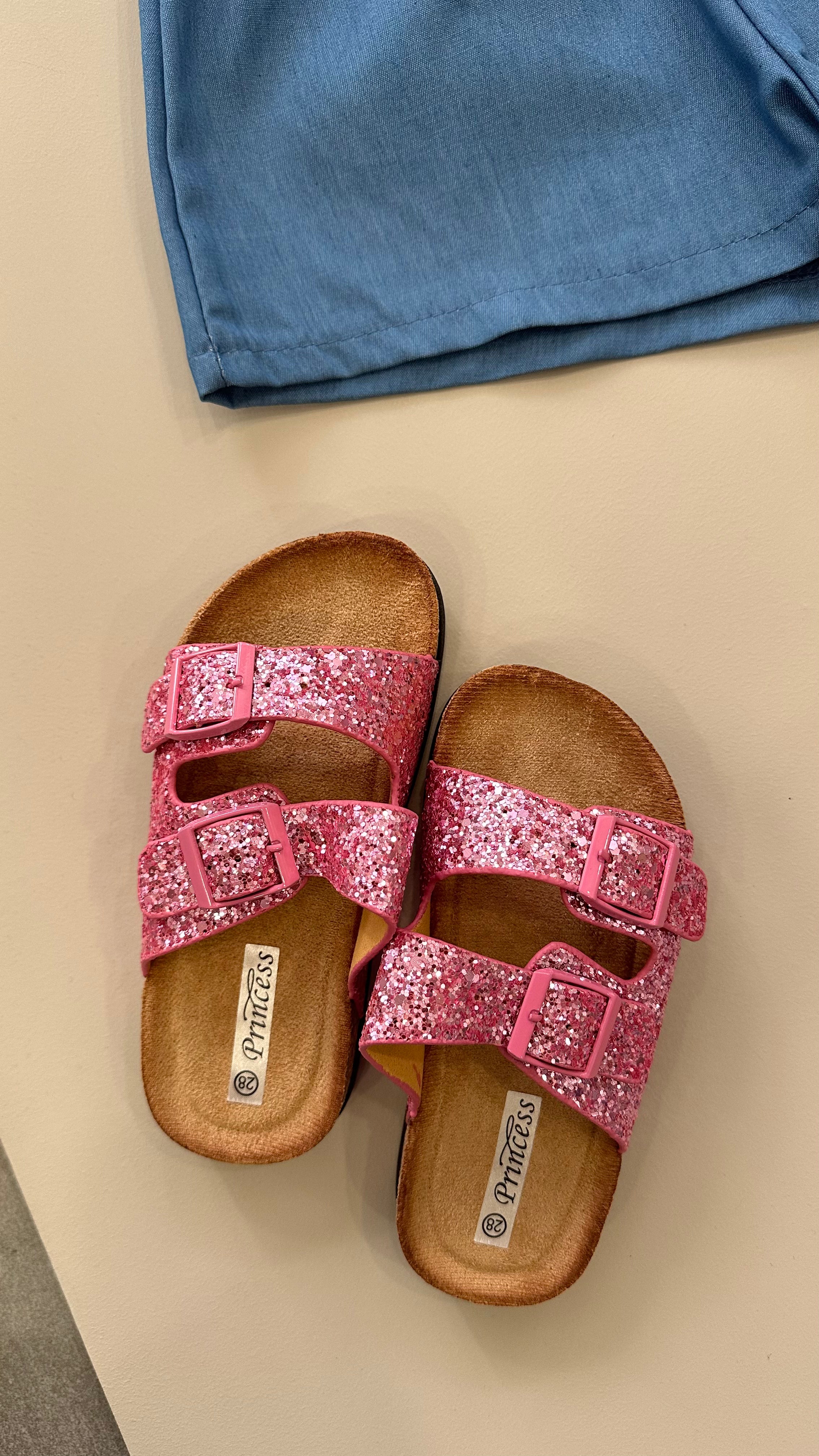 Ciabattina GLITER 28-35 - ROSA