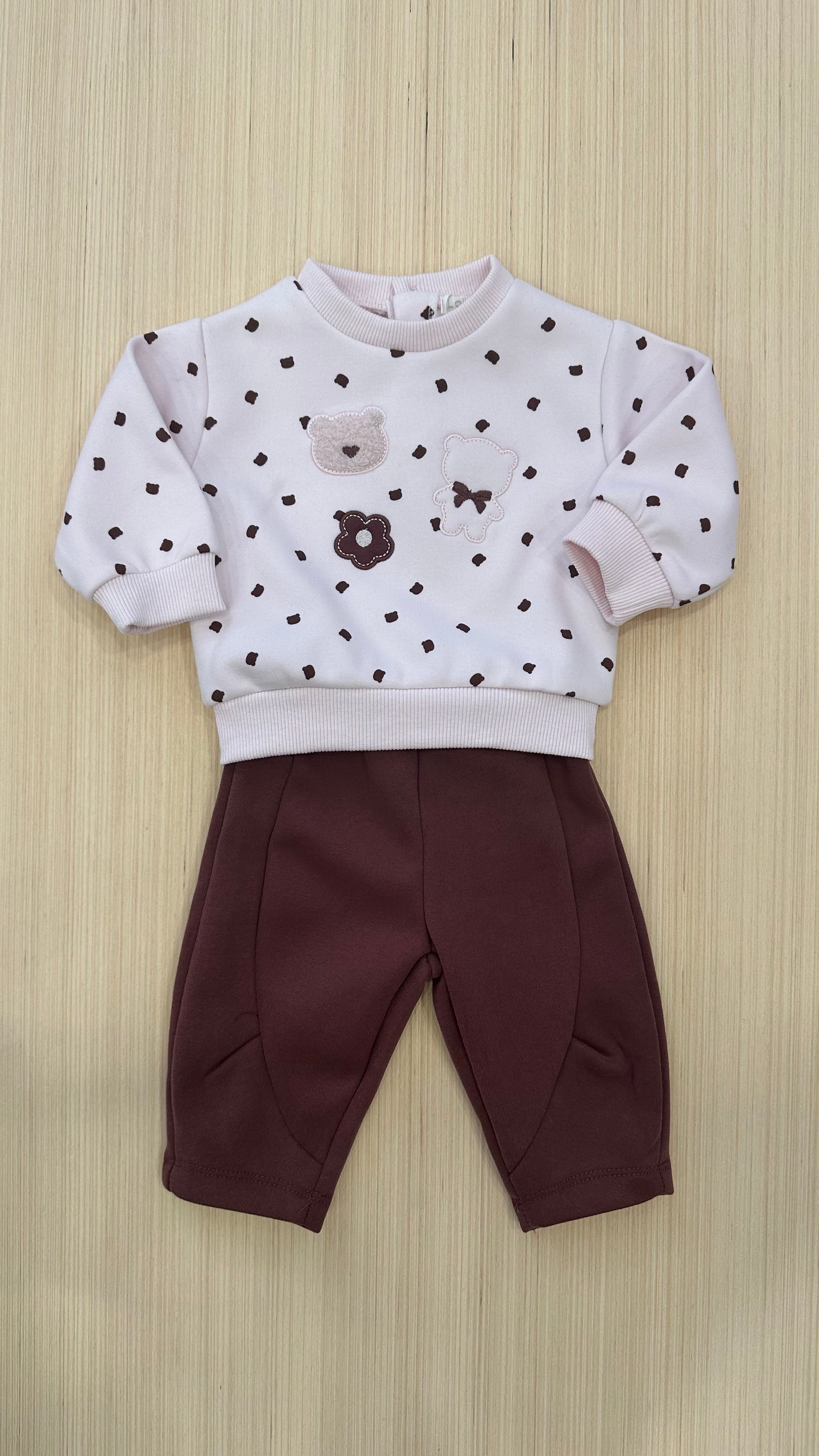 Tuta 100 ORSETTI 3-18M - ROSA