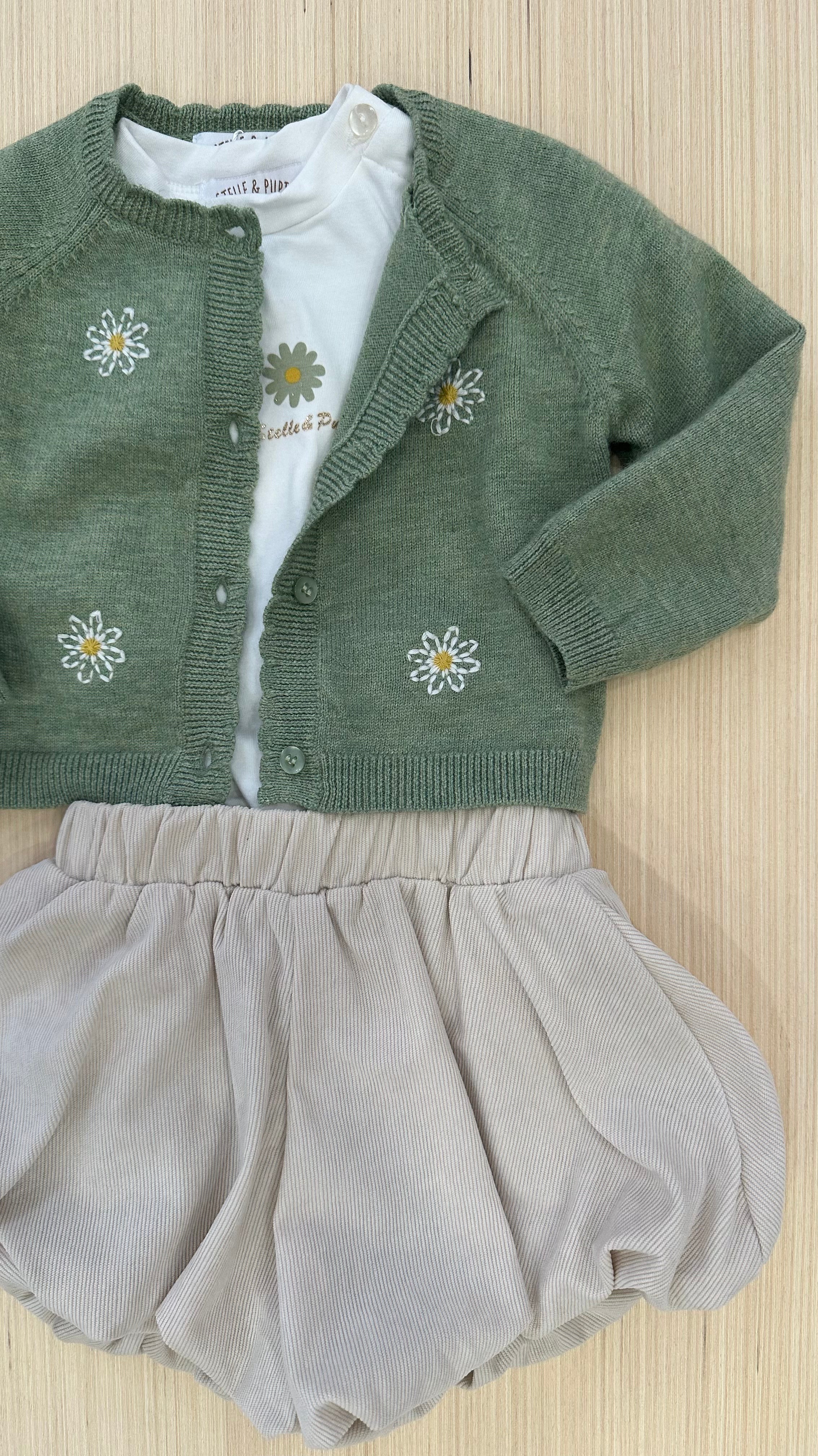 Completo MARGHERITE 6-24M - VERDE