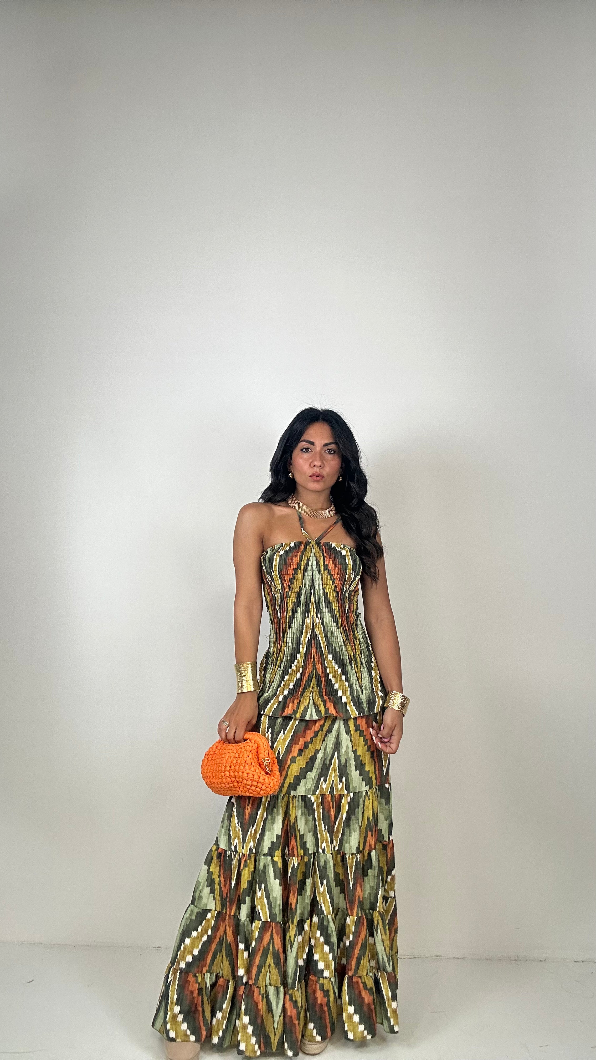 Vestito TRIBAL - VERDE