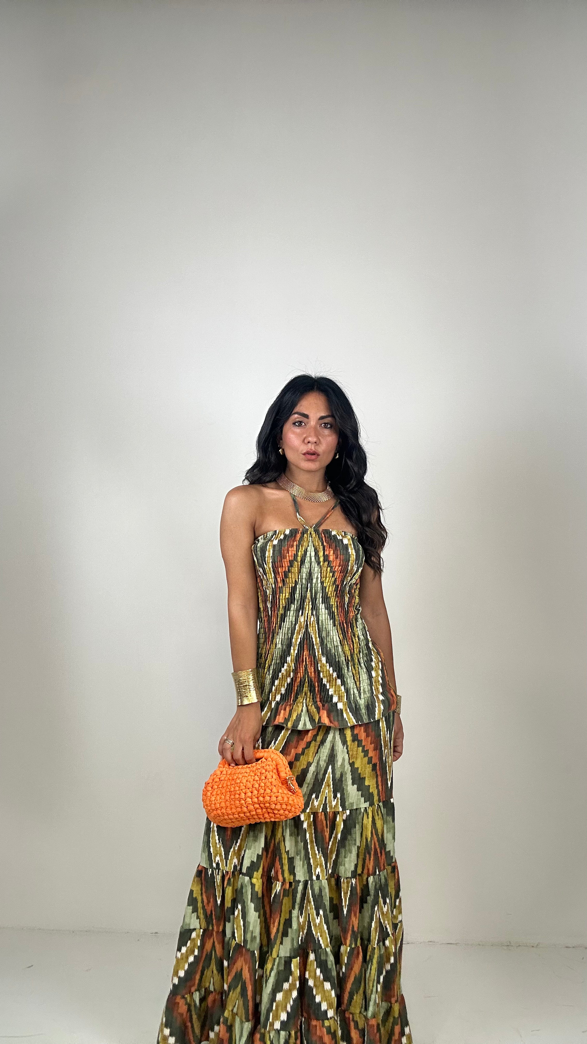 Vestito TRIBAL - VERDE