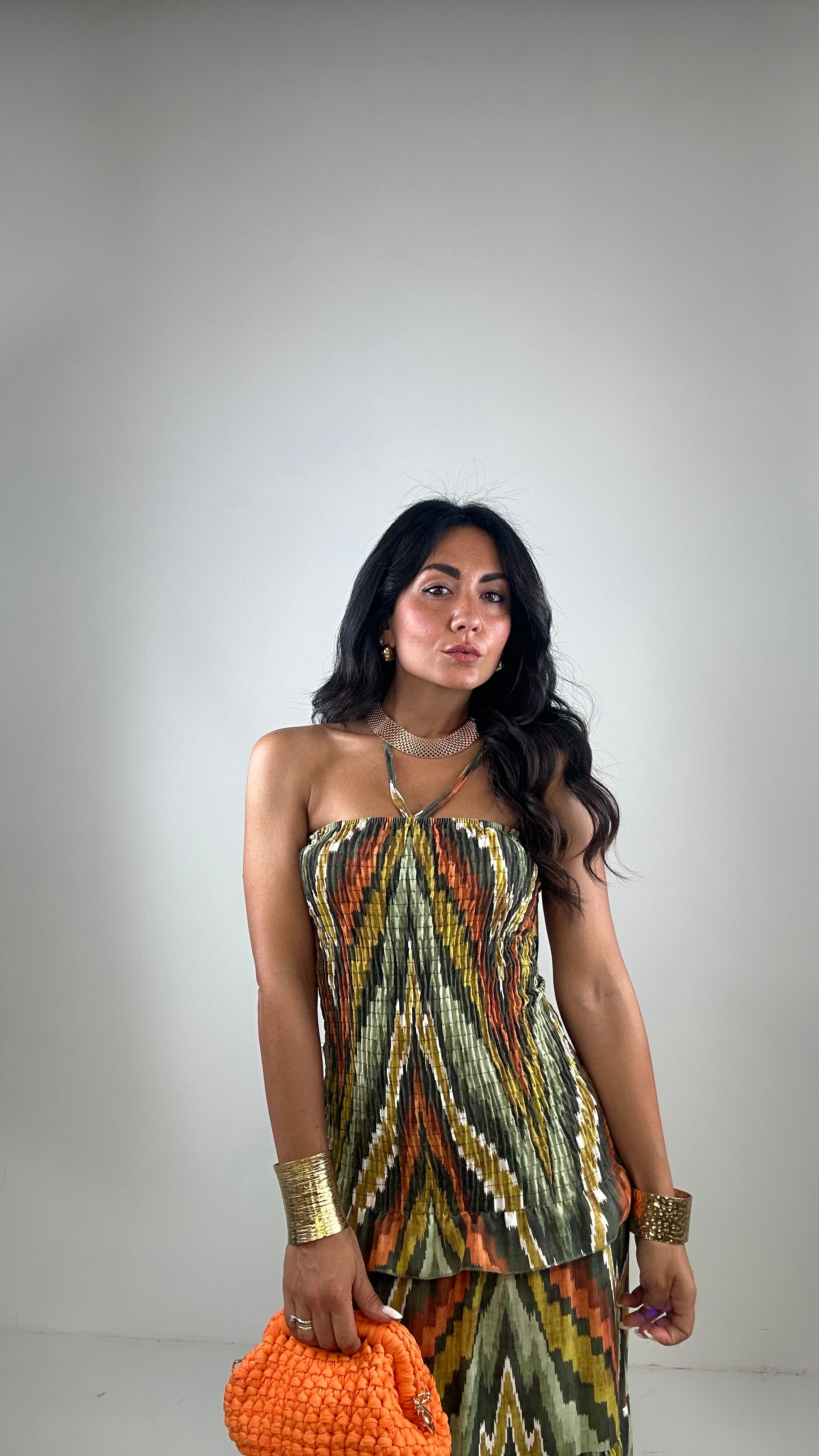 Vestito TRIBAL - VERDE