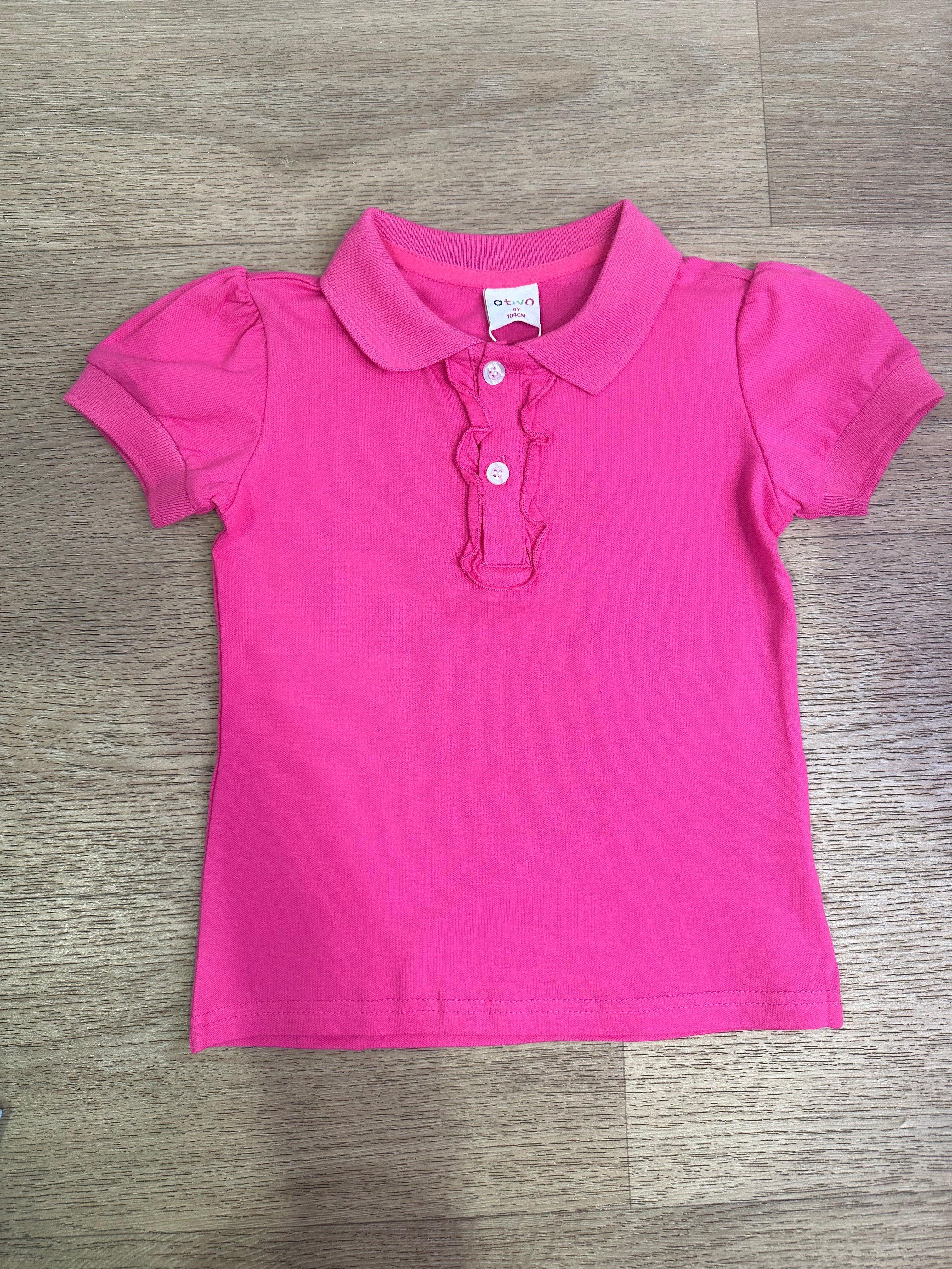 Polo PALLONCINO 4-14 - FUCSIA