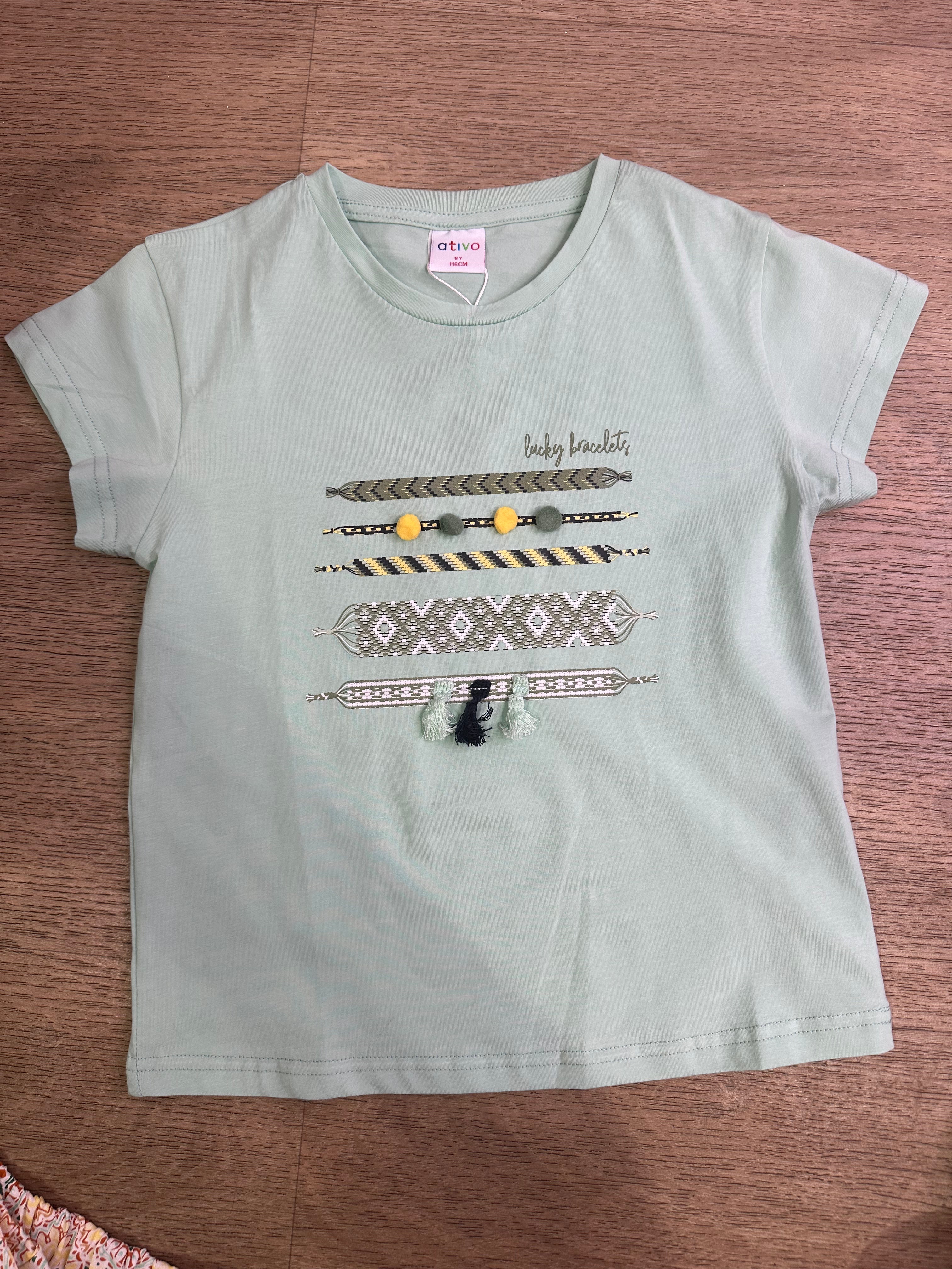 T-shirt BRACCIALETTO 4-14A - VERDE