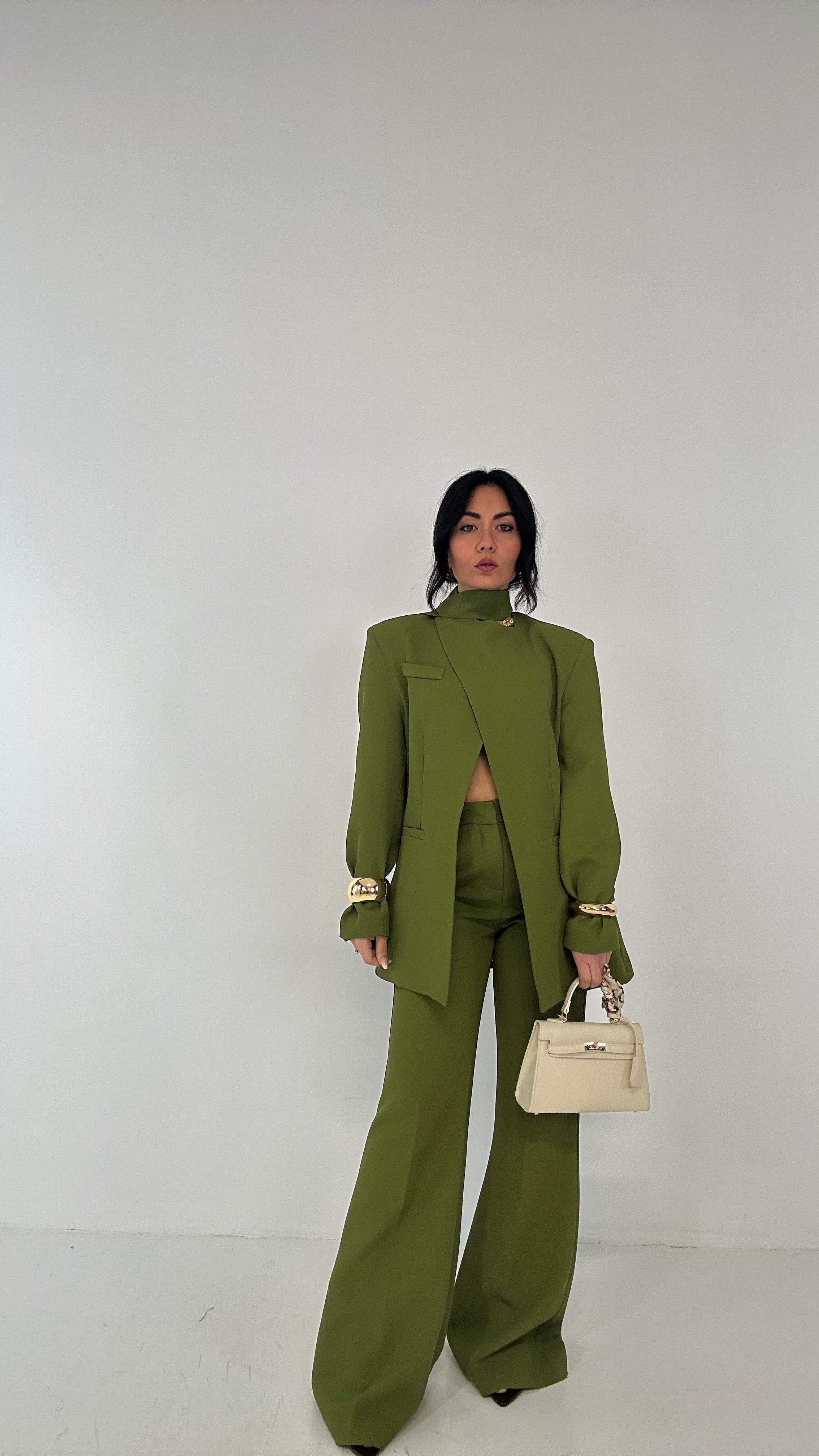 Pantalone LUMINA SCIAL - VERDE