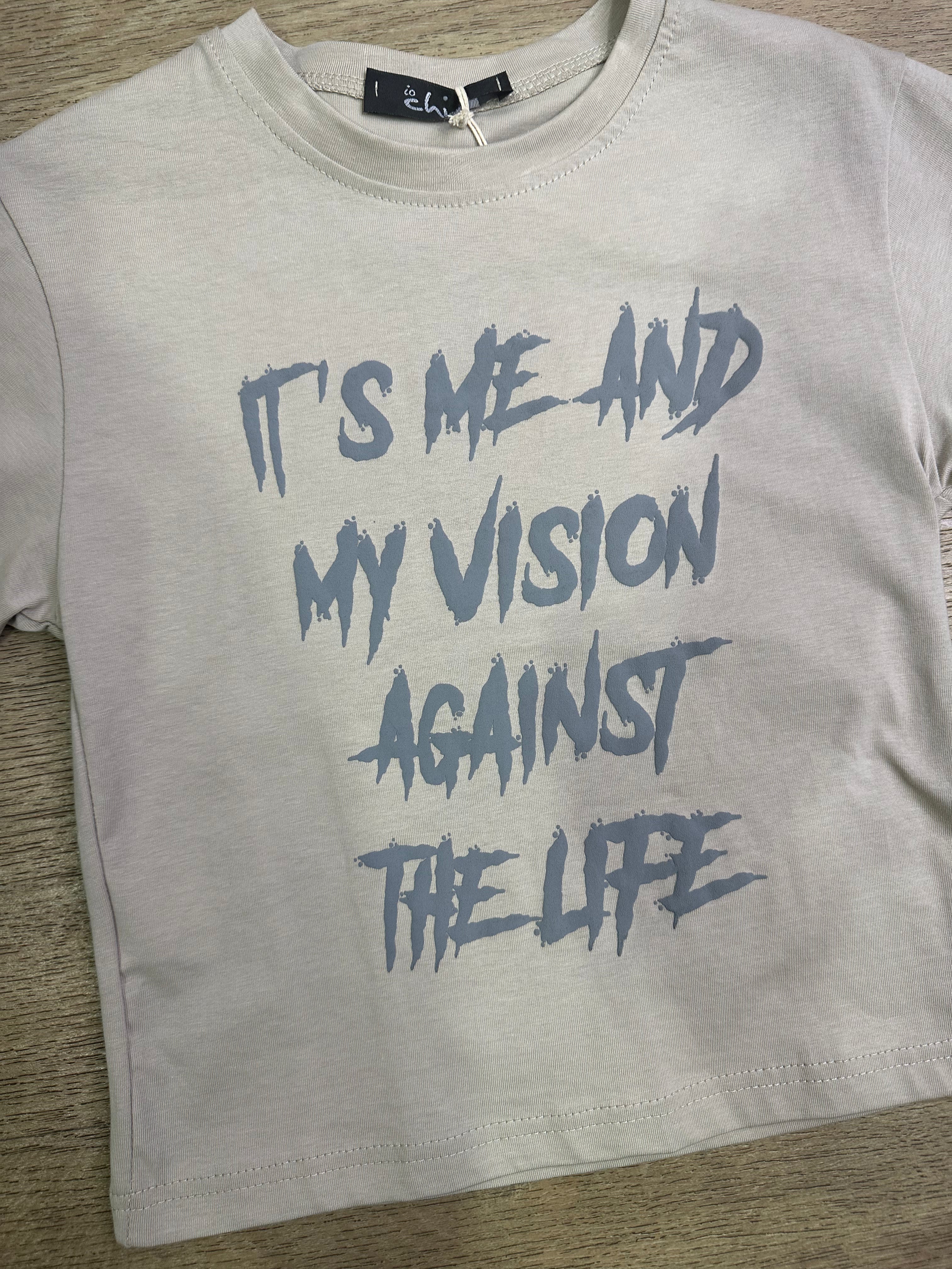 T-shirt THE LIFE 4-14A - BEIGE