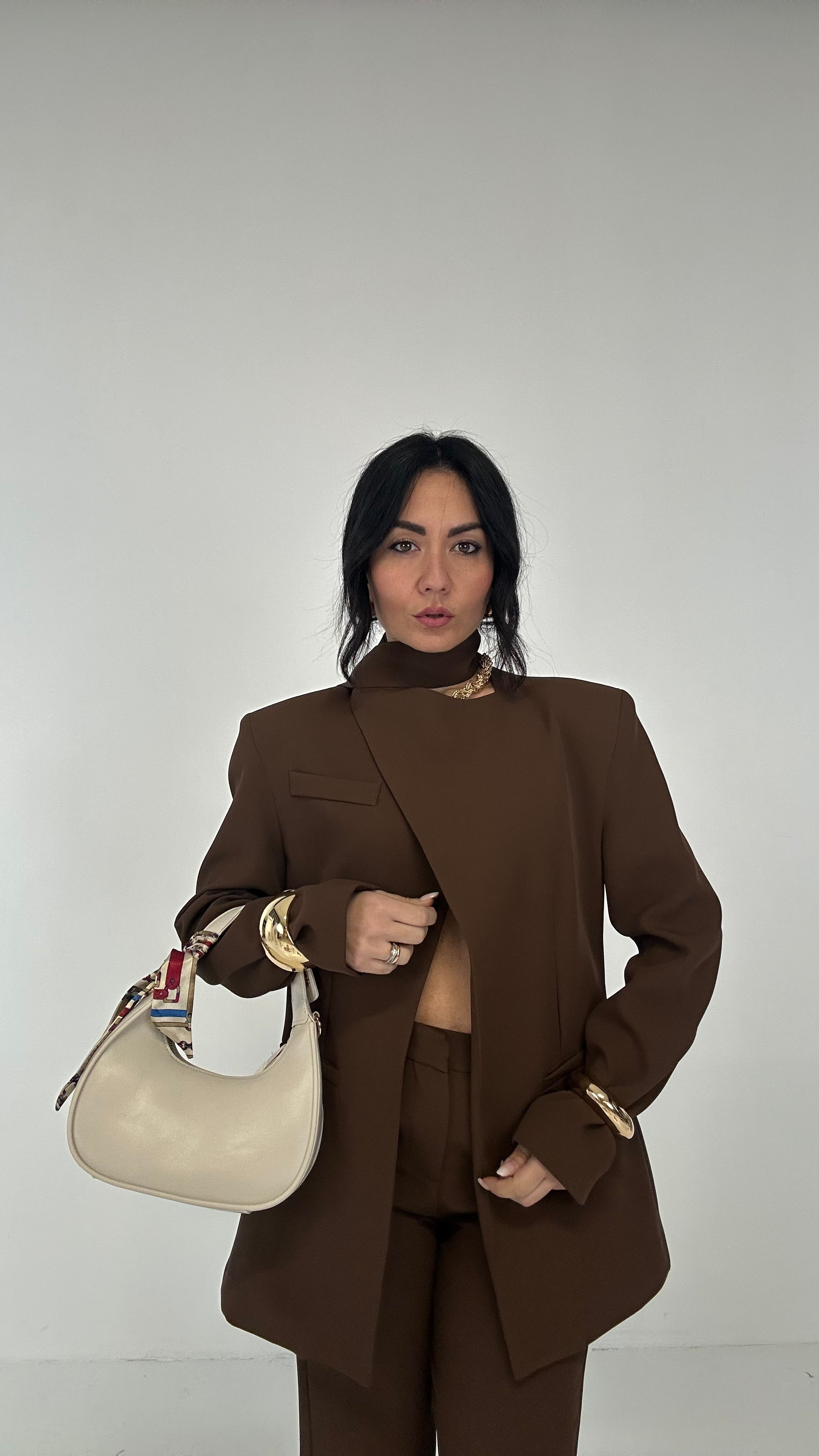 Giacca LUMINA SCIAL - MARRONE