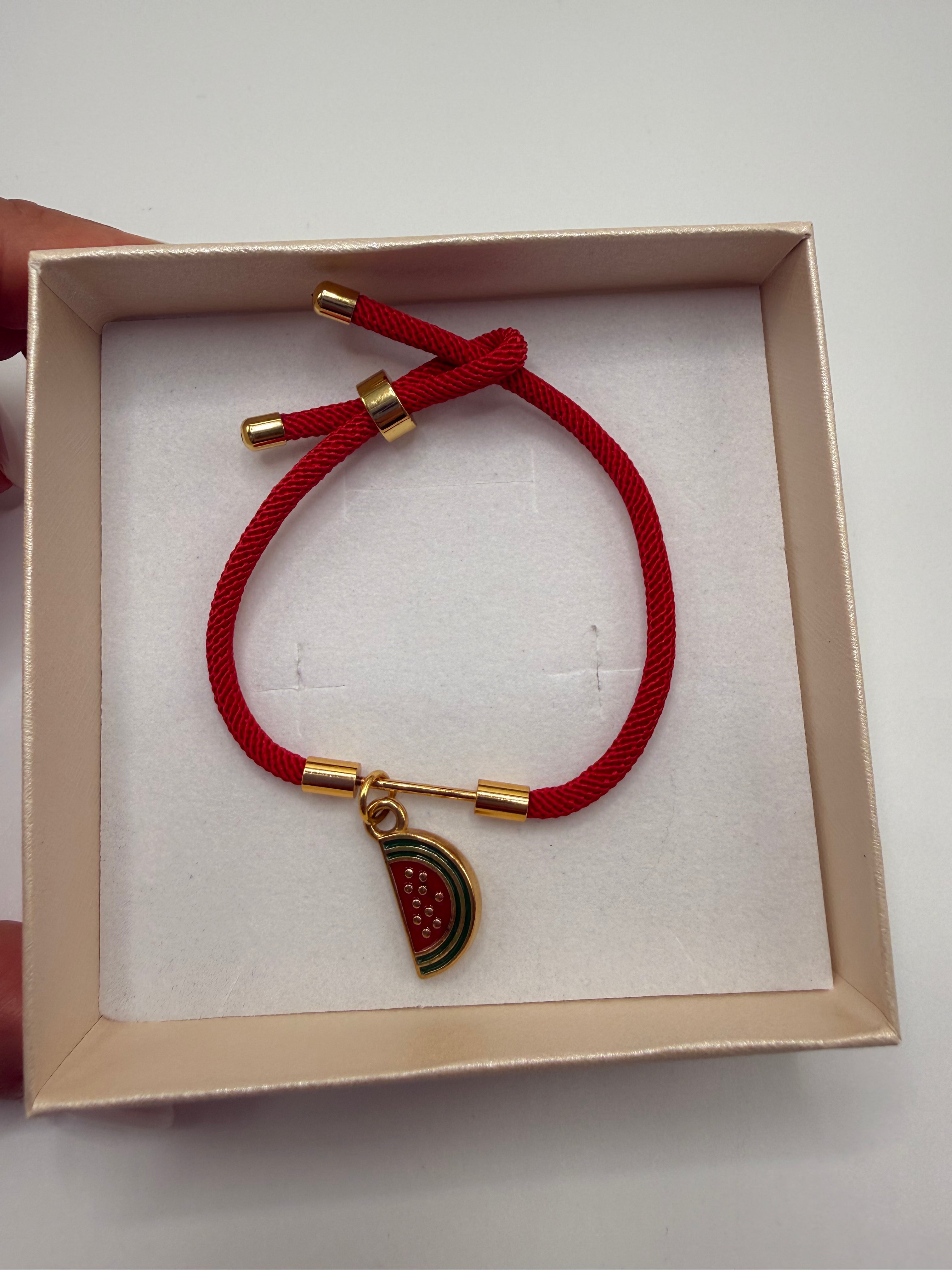 Bracciale A CALAMITA - ROSSO