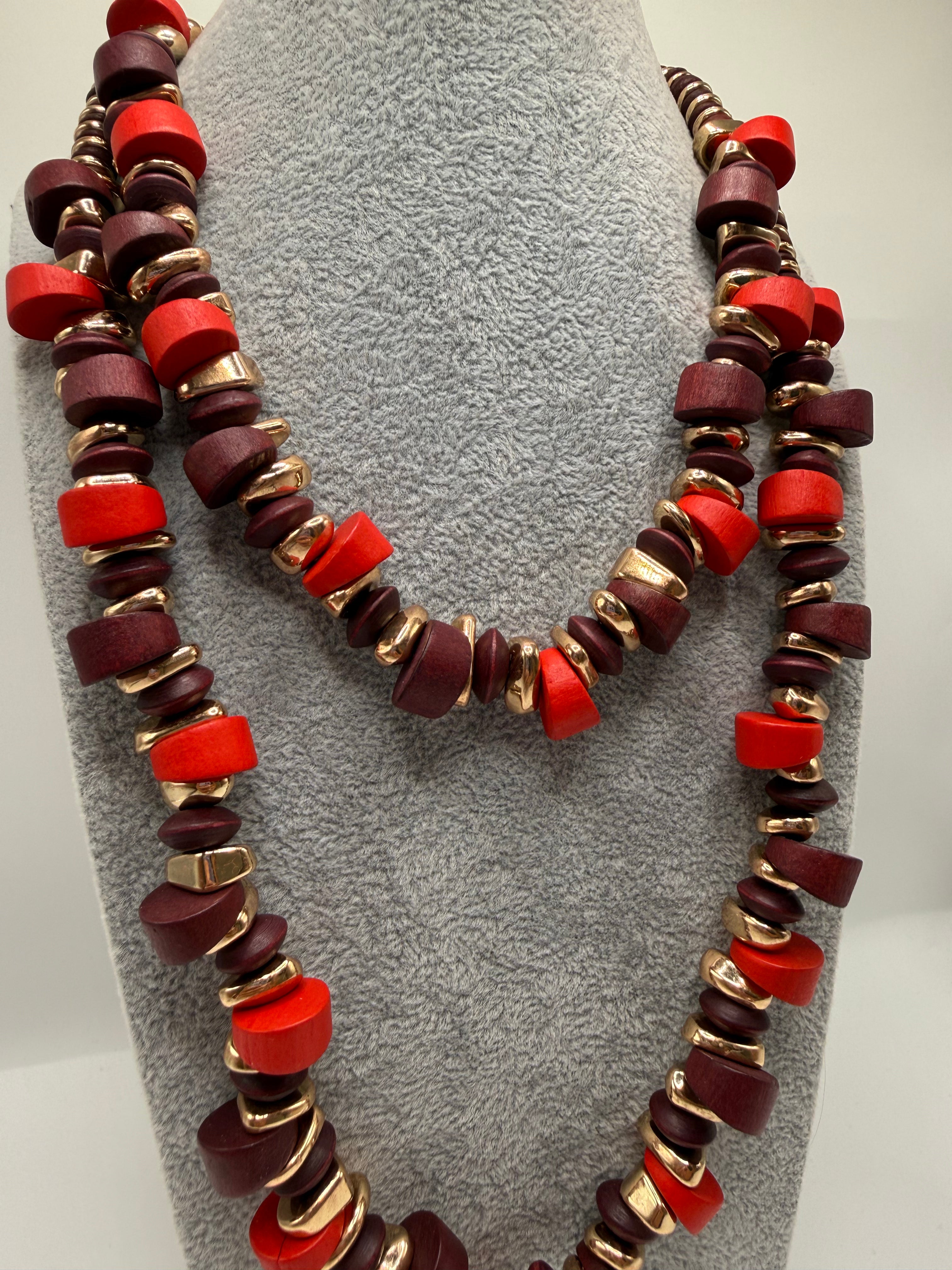 Collana MASAI - ROSSO