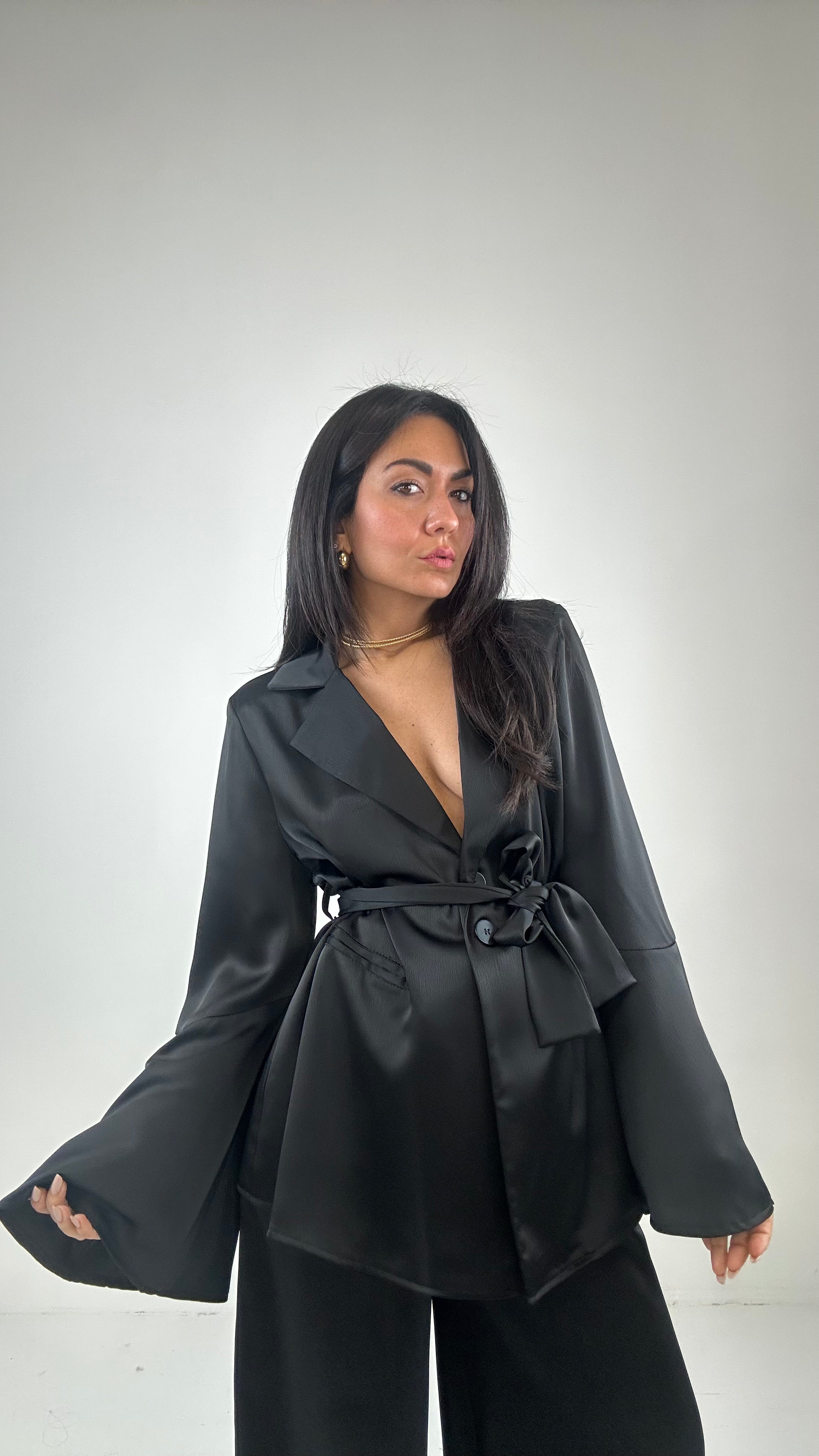 Tailleur SATIN - NERO