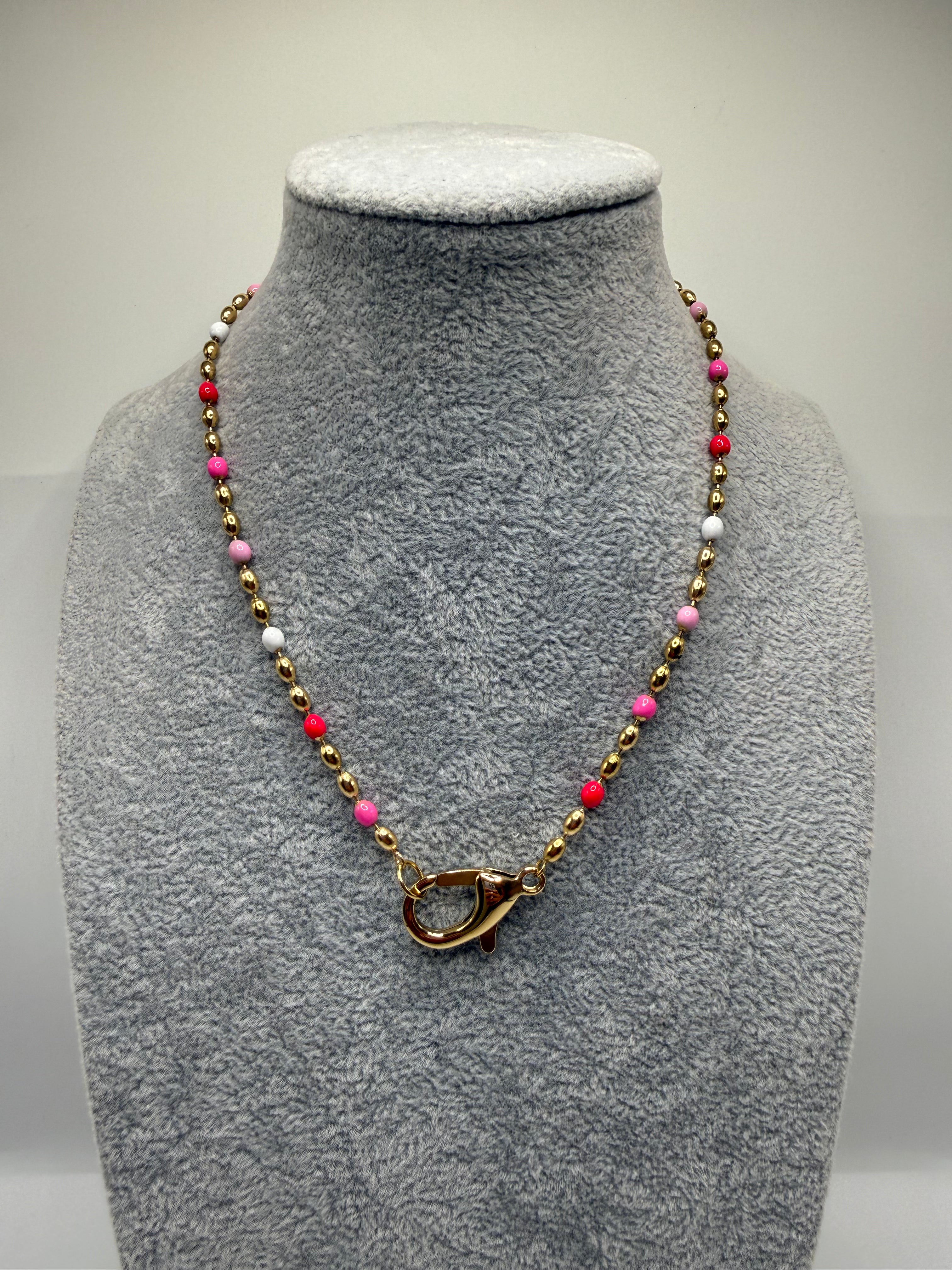 Collana SEMINI COLOR - FUCSIA