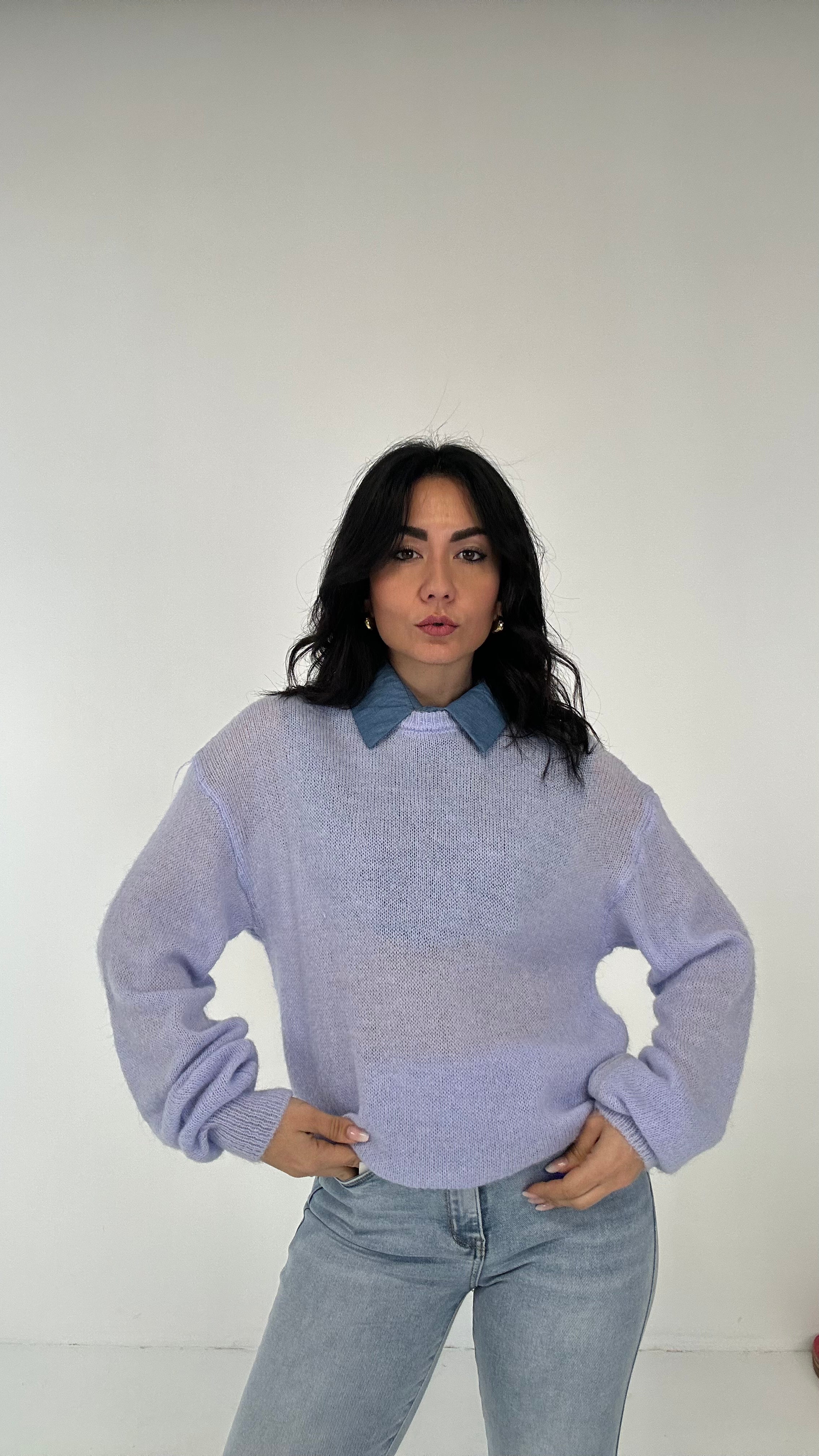 Pull BASIC COL - LILLA