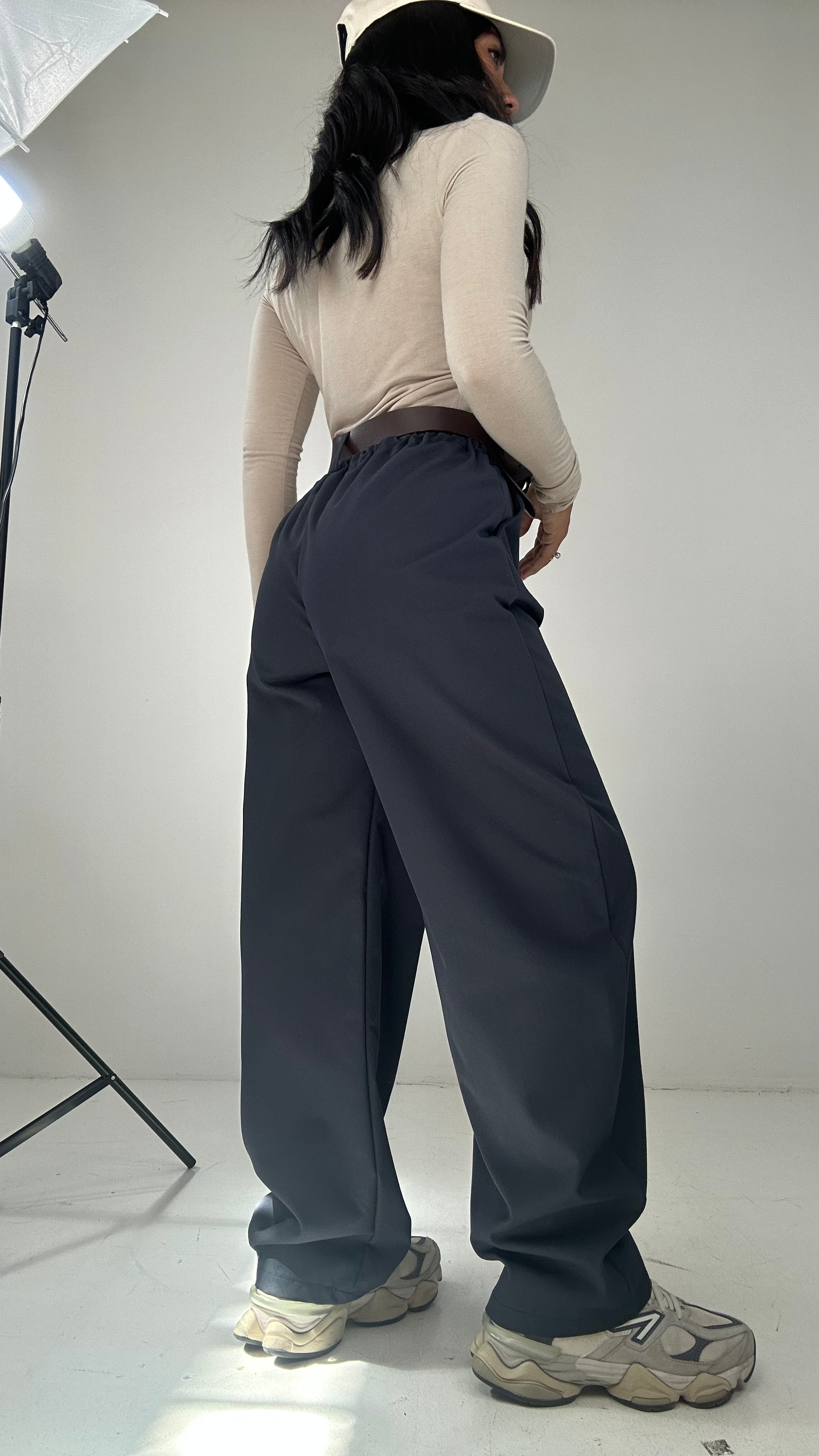 Pantalone CON CINTURA BALL - BLU