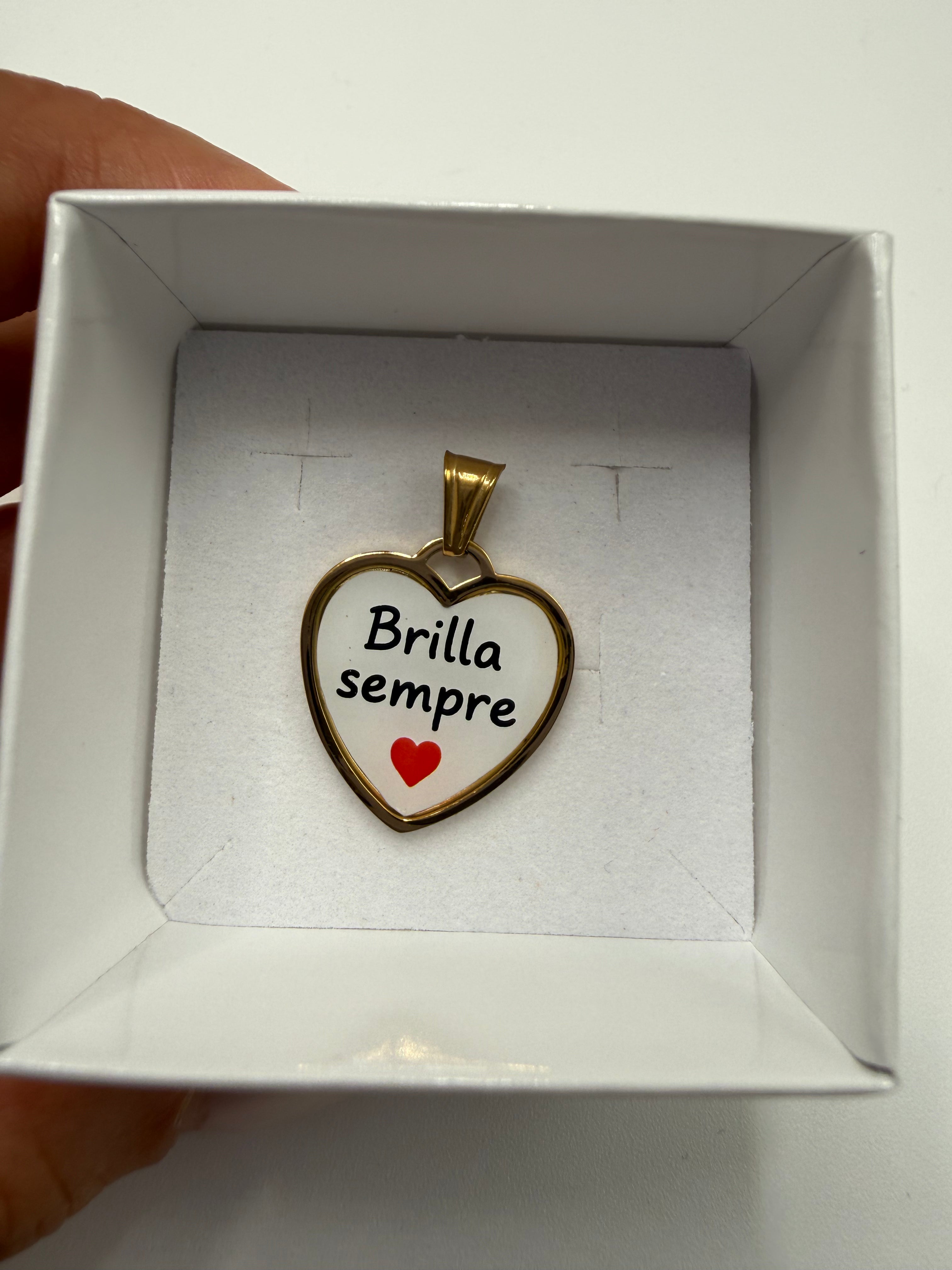 Ciondolo BRILLA SEMPRE - ORO