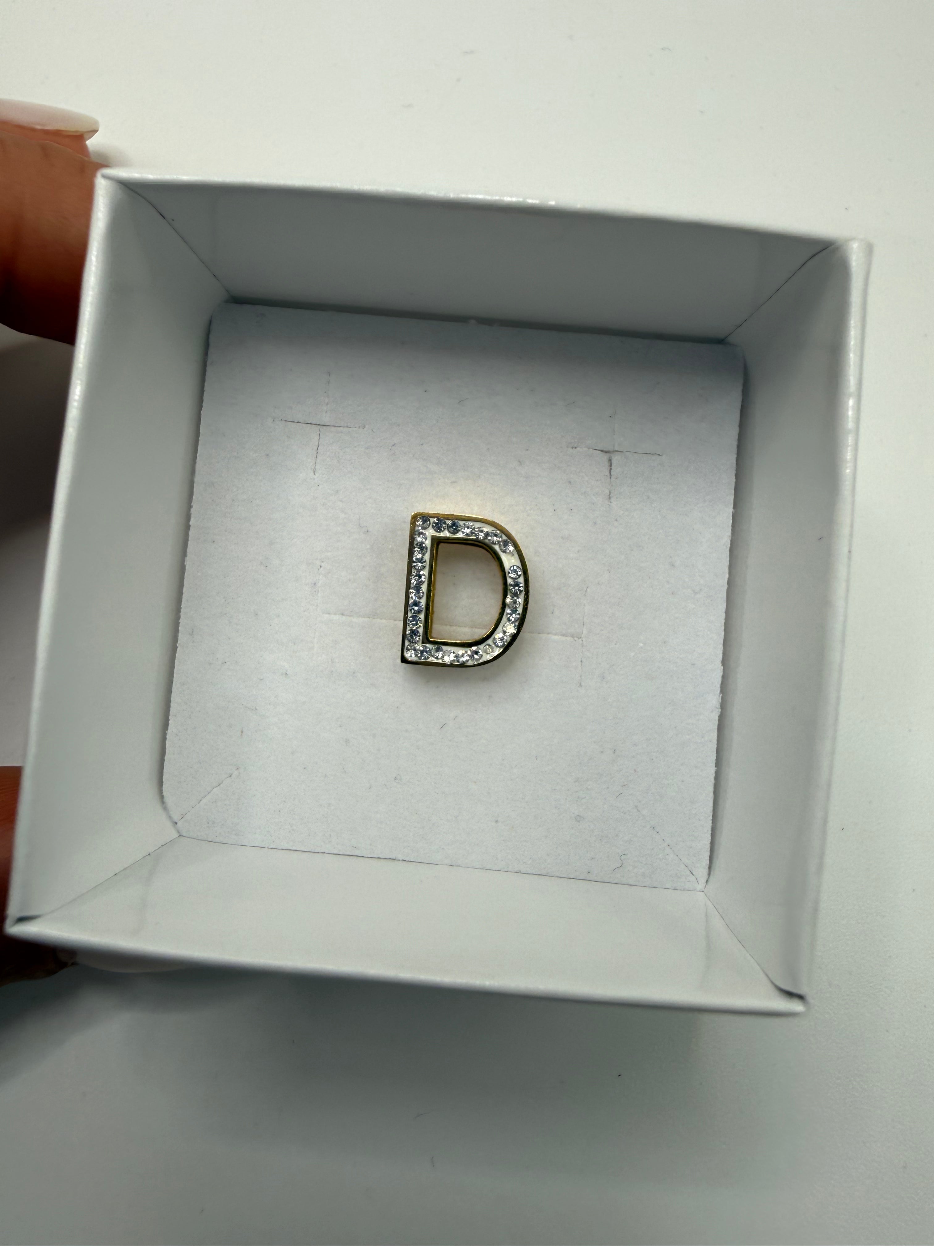 Ciondolo ORO LETTERA BRILL - D