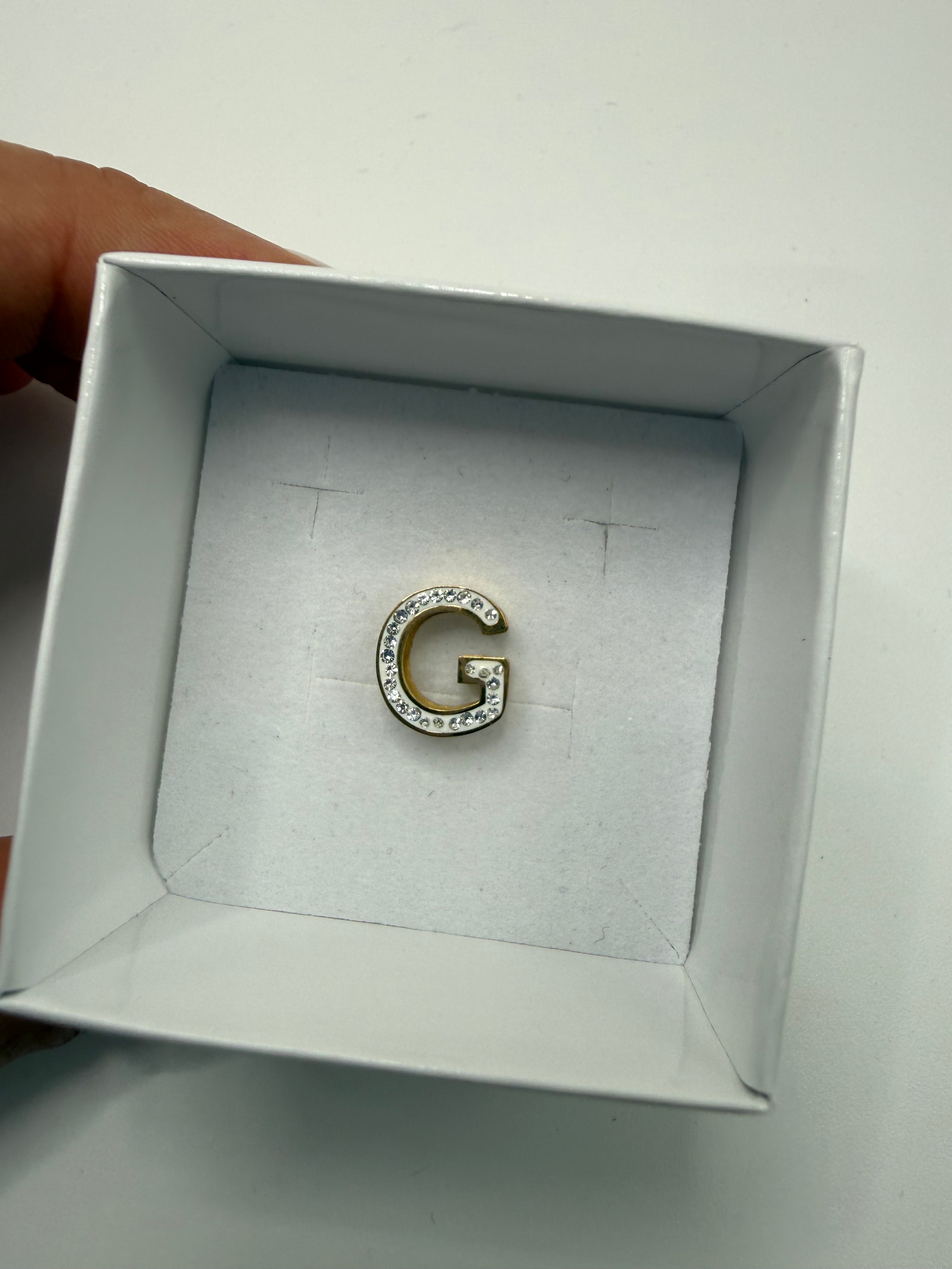 Ciondolo ORO LETTERA BRILL - G