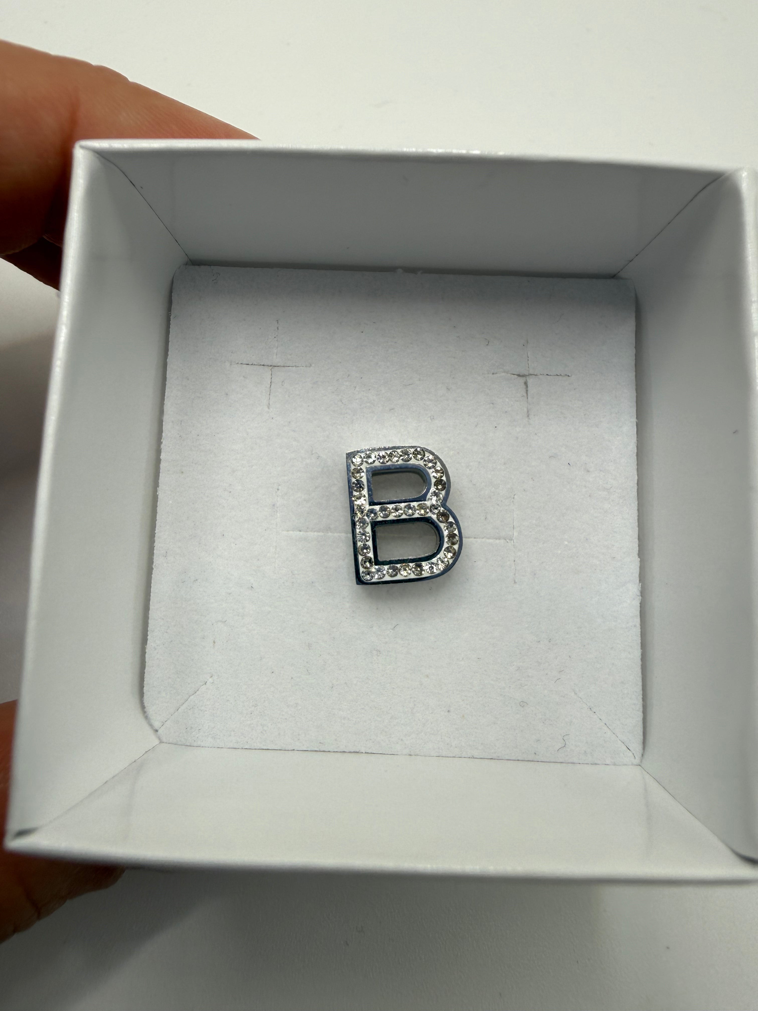 Ciondolo ARGENTO LETTERA BRILL - B