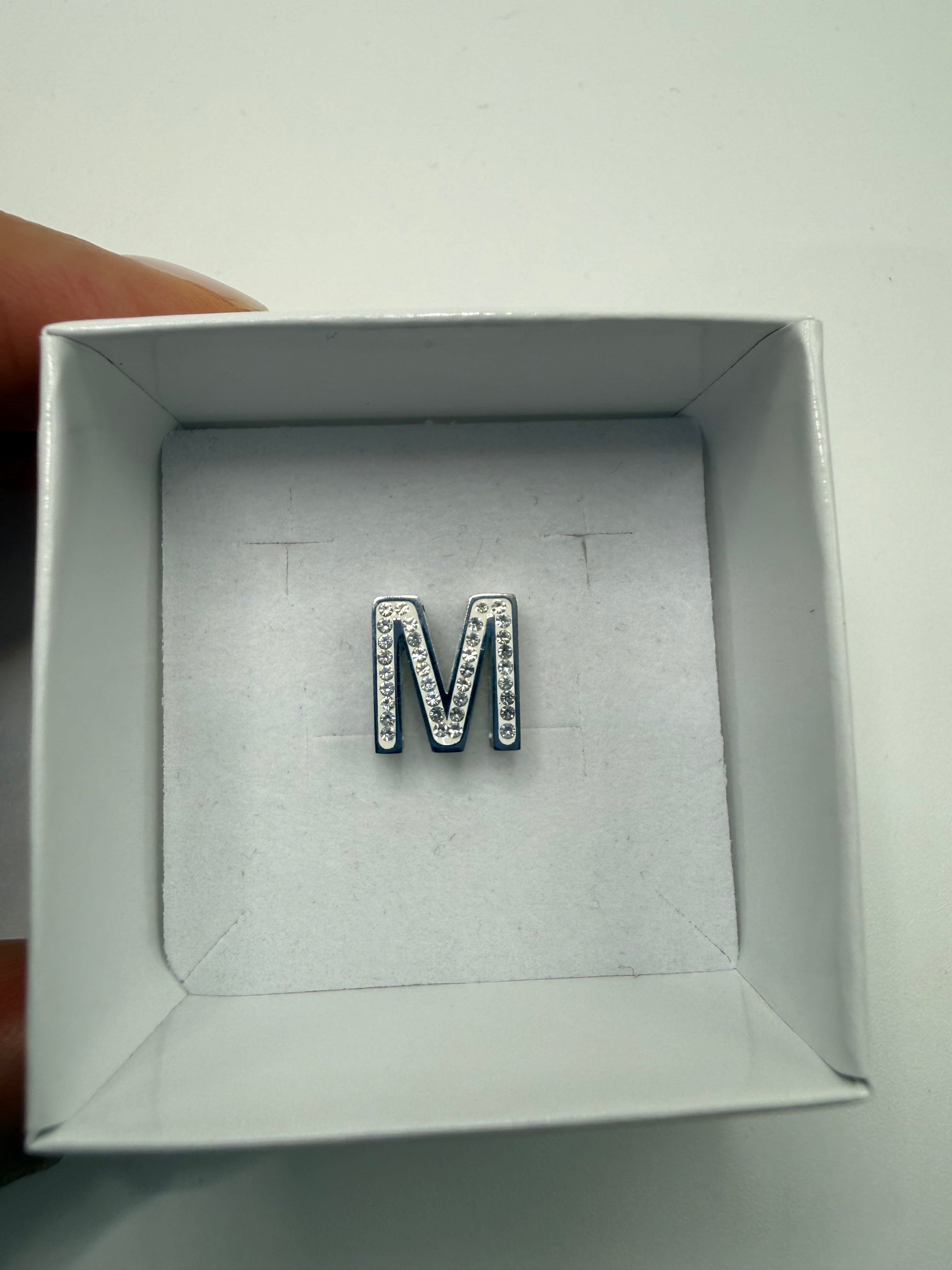 Ciondolo ARGENTO LETTERA BRILL - M