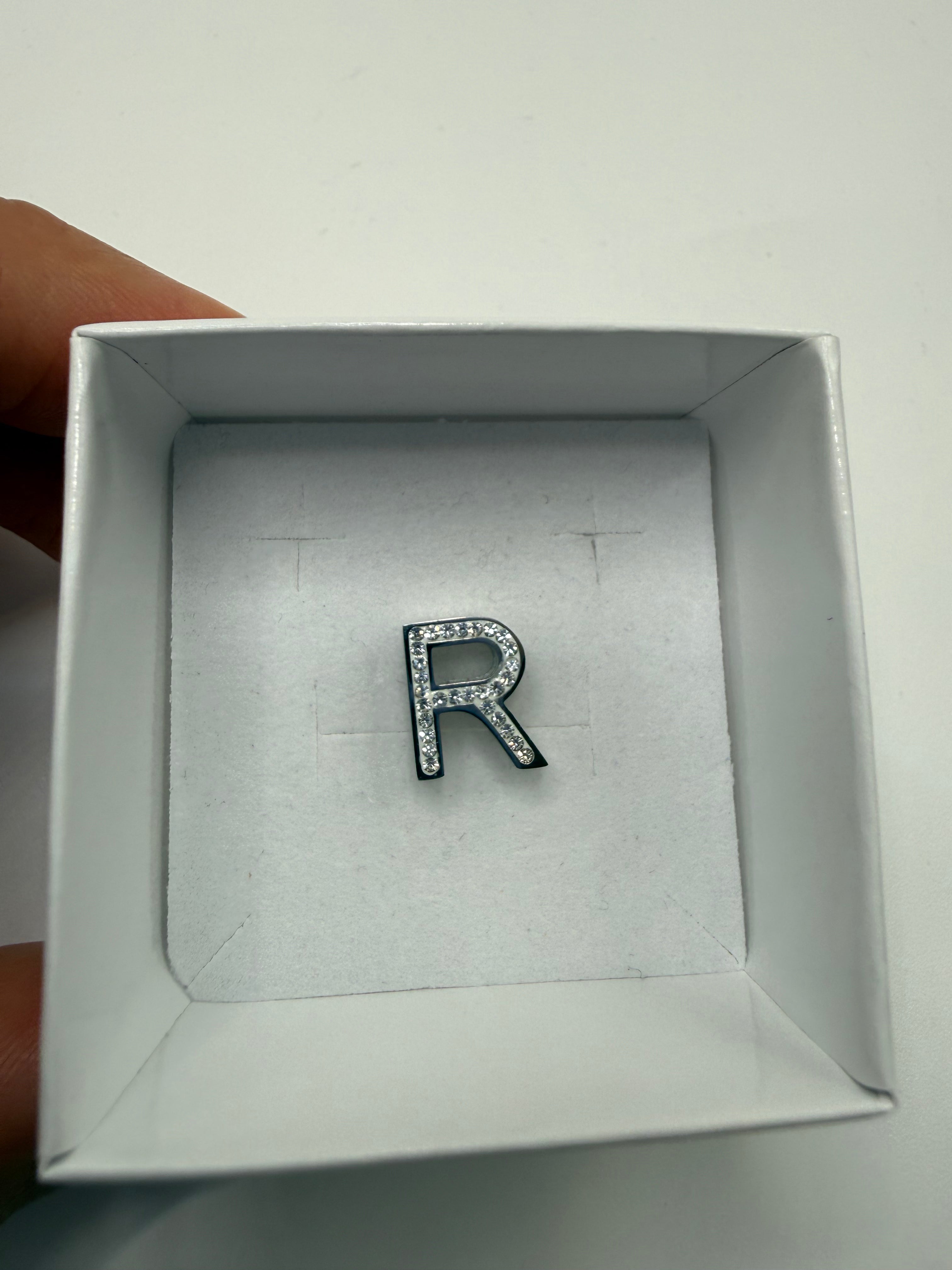 Ciondolo ARGENTO LETTERA BRILL - R