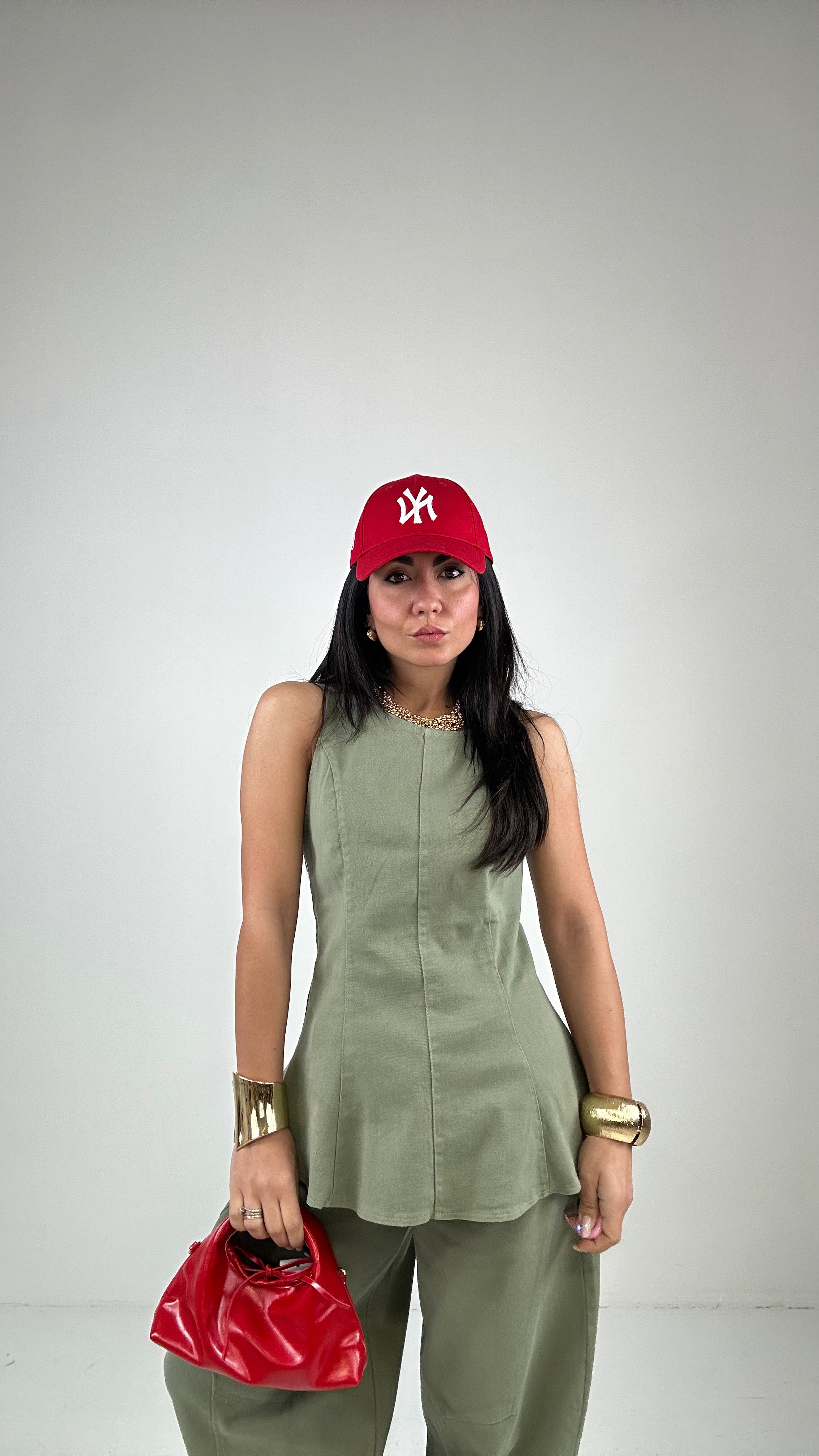 Completo BALLON E GILET - VERDE MILITARE