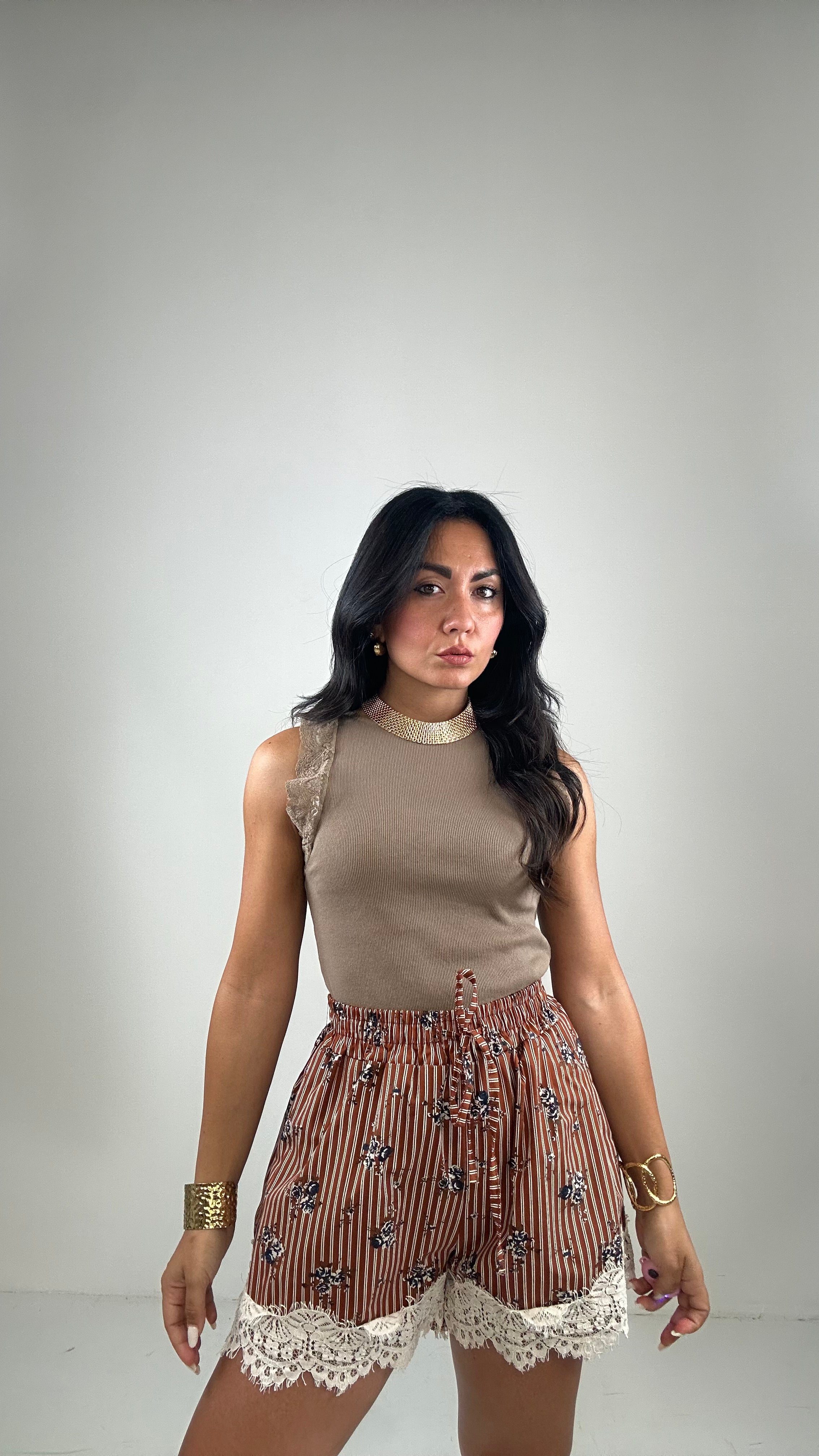 Shorts RIGHE E PIZZO - COCCIO