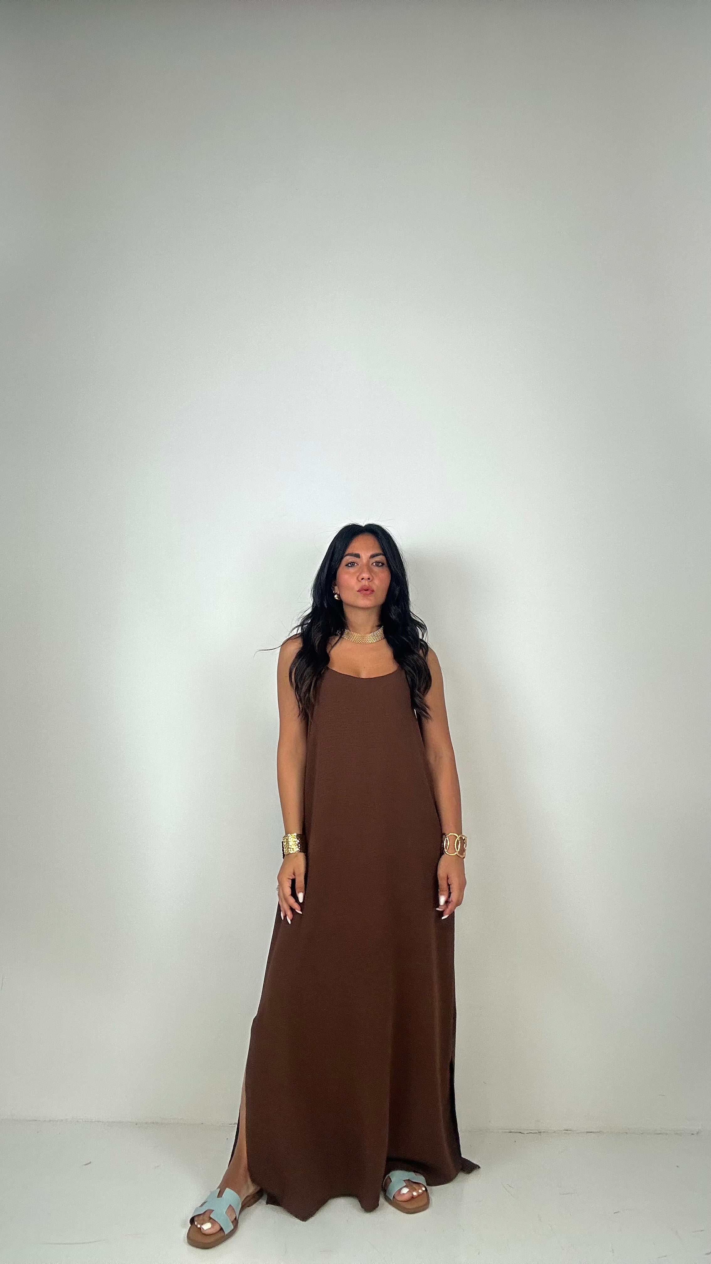 Vestito MIKI - MARRONE