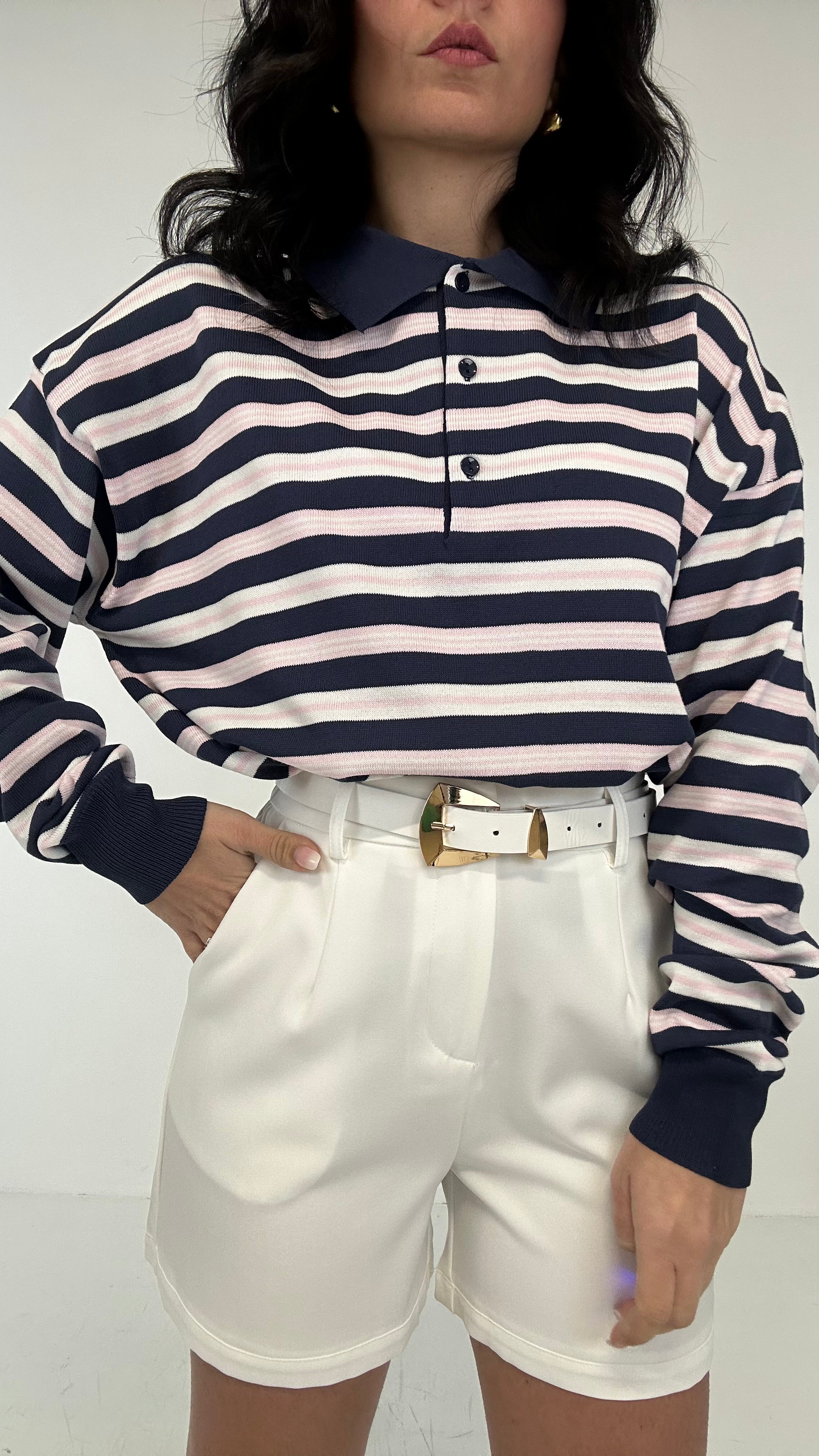 Shorts CON CINTURA SPRING - BIANCO