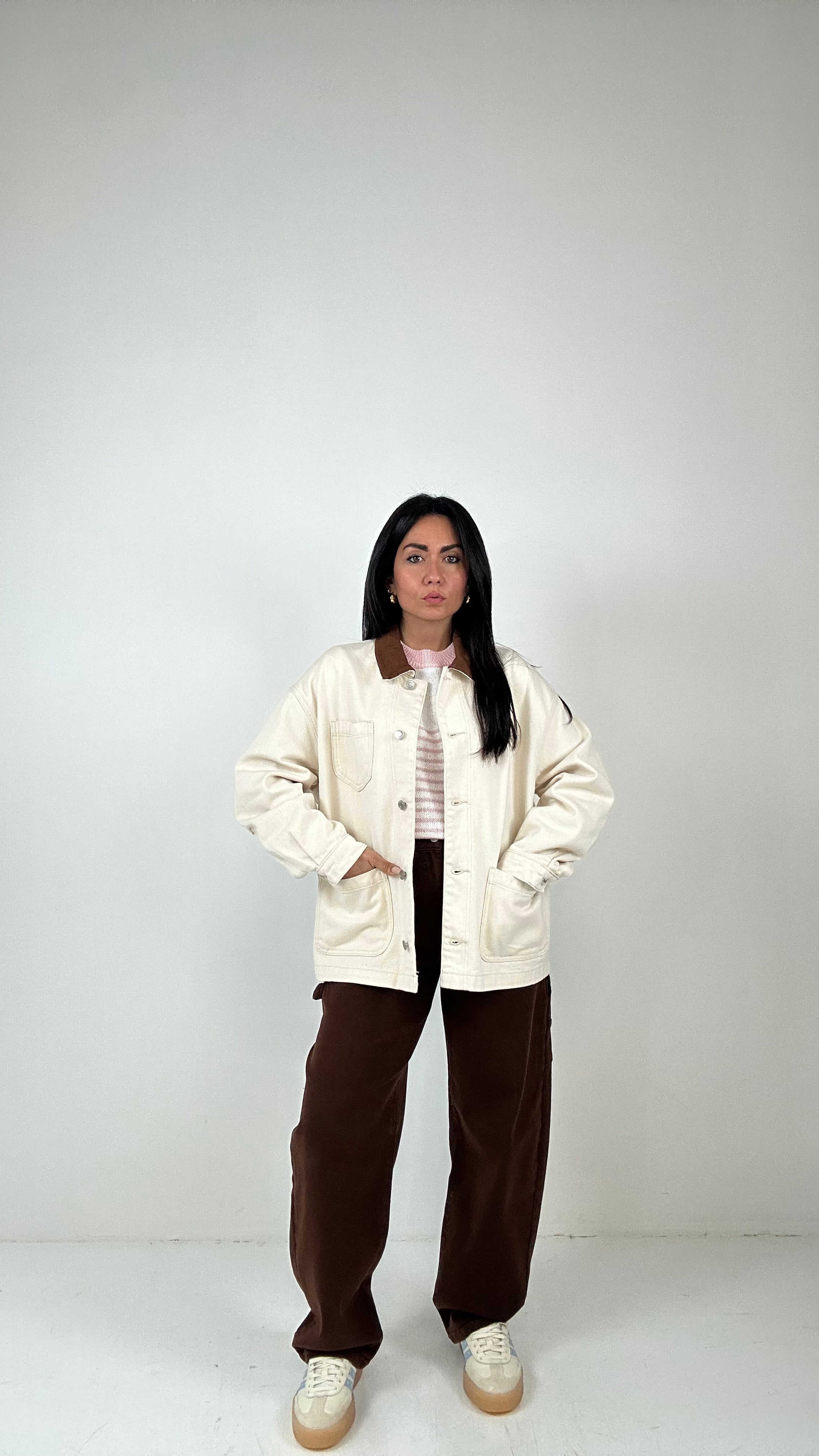 Jeans SLOUCHY BROW - MARRONE