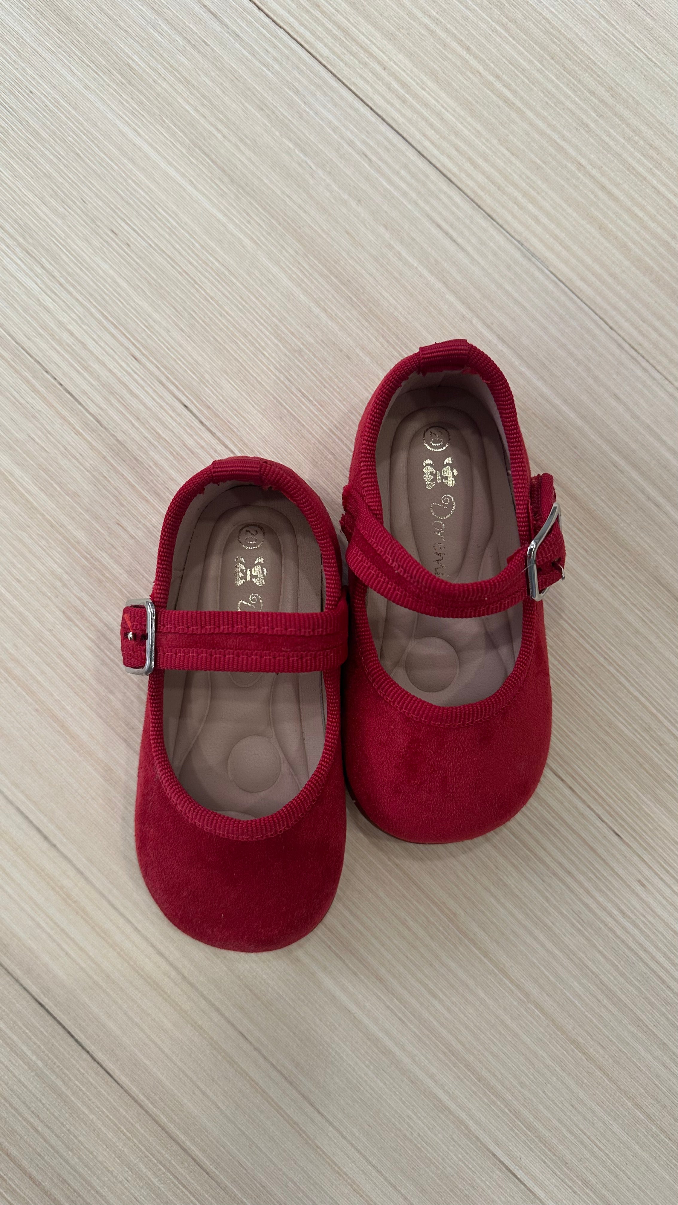 Ballerina VELLUTO 20-24 - ROSSO