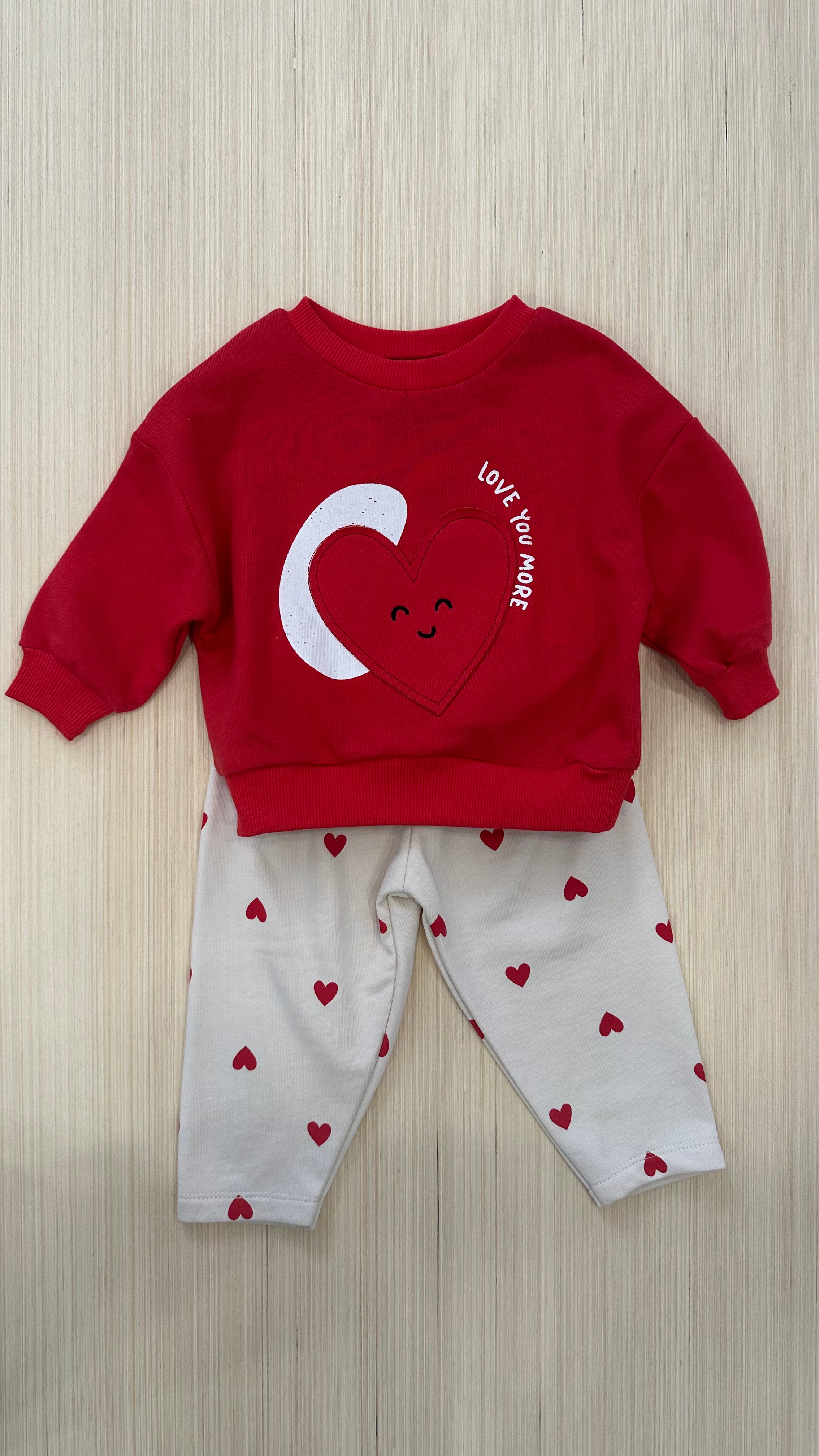 Completo LOVE YOU MORE 9-24 - ROSSO