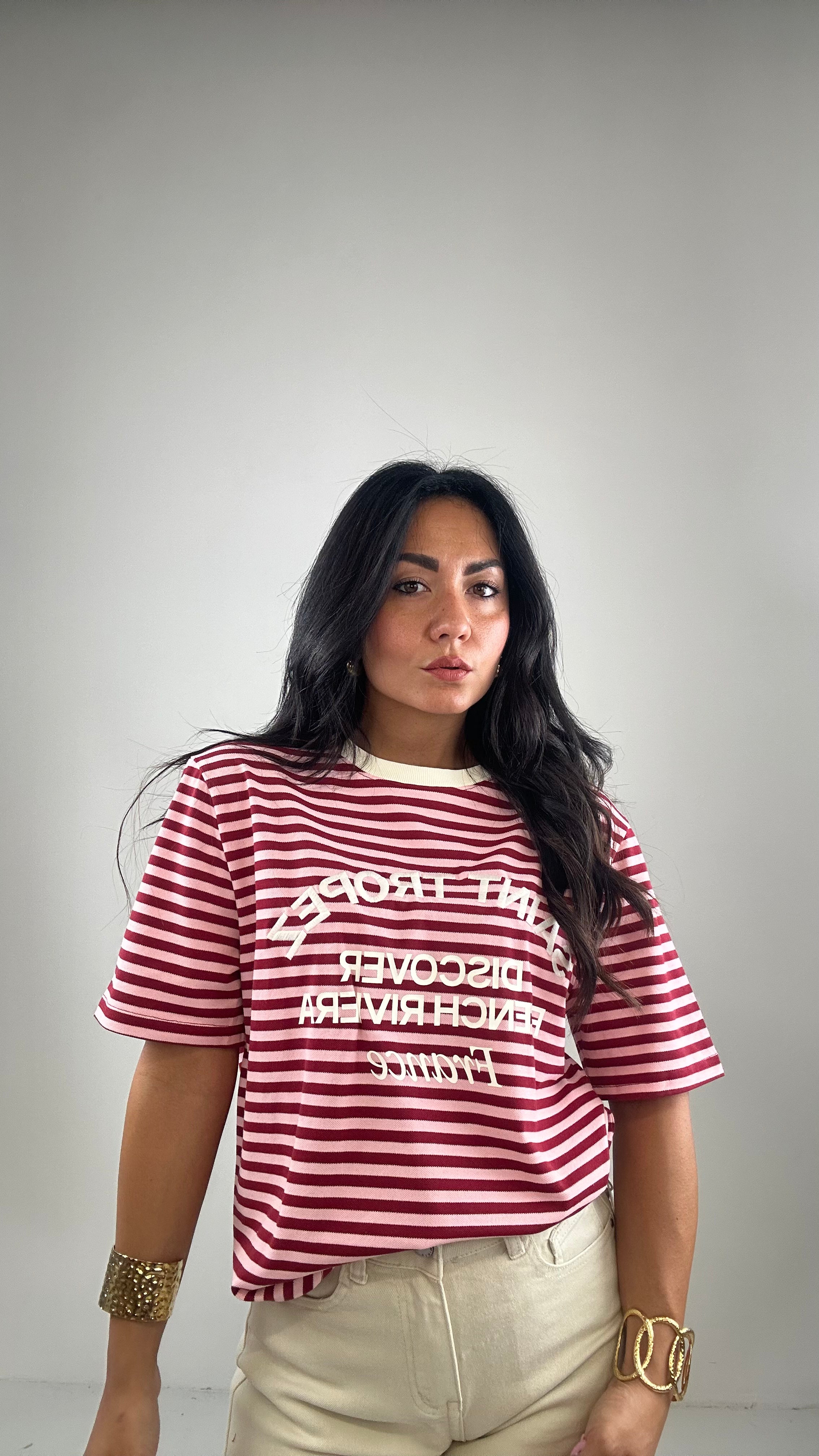 T-shirt SAINT TROPEZ - ROSA