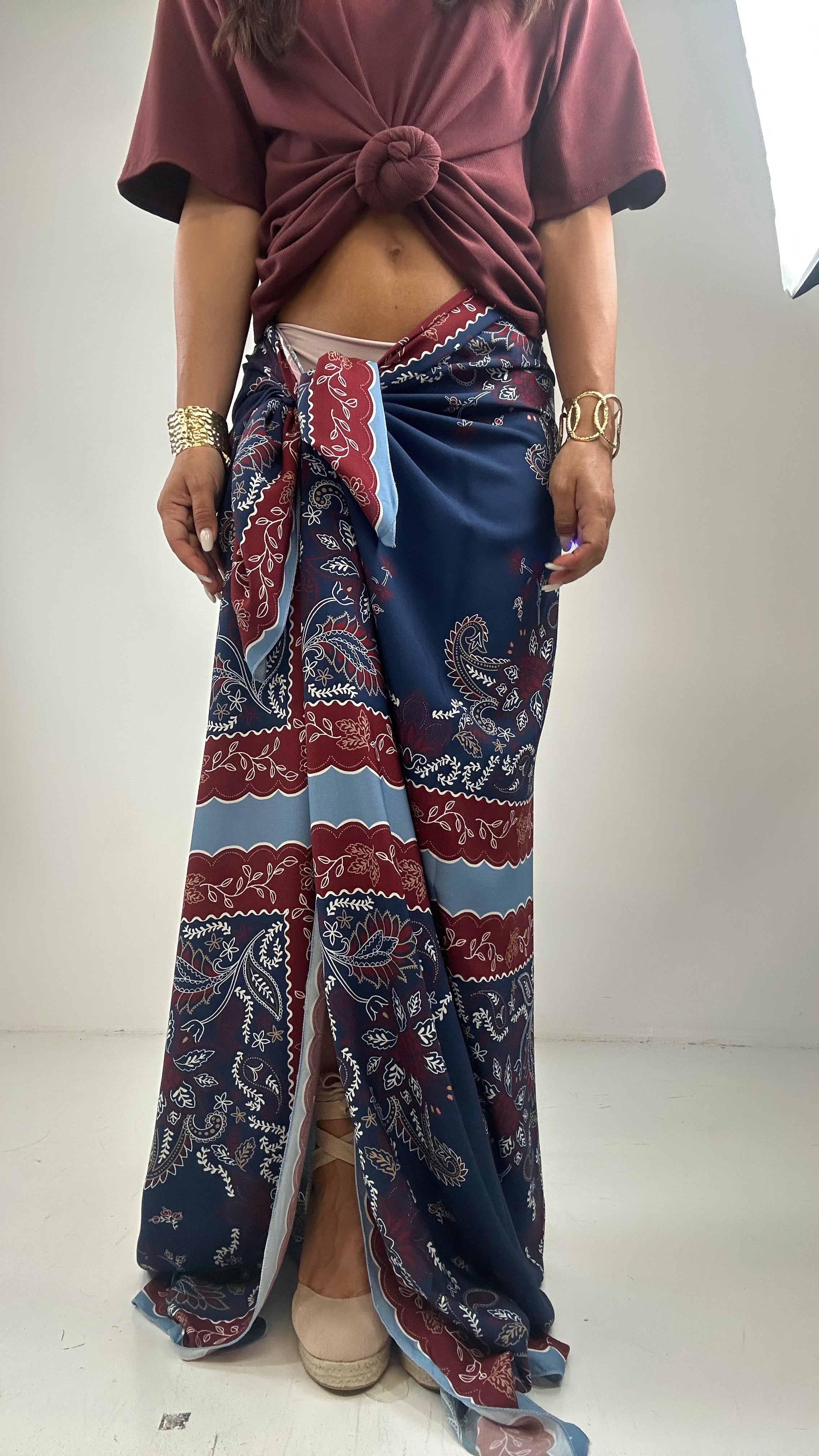 Pareo VESTITO - AZZURRO